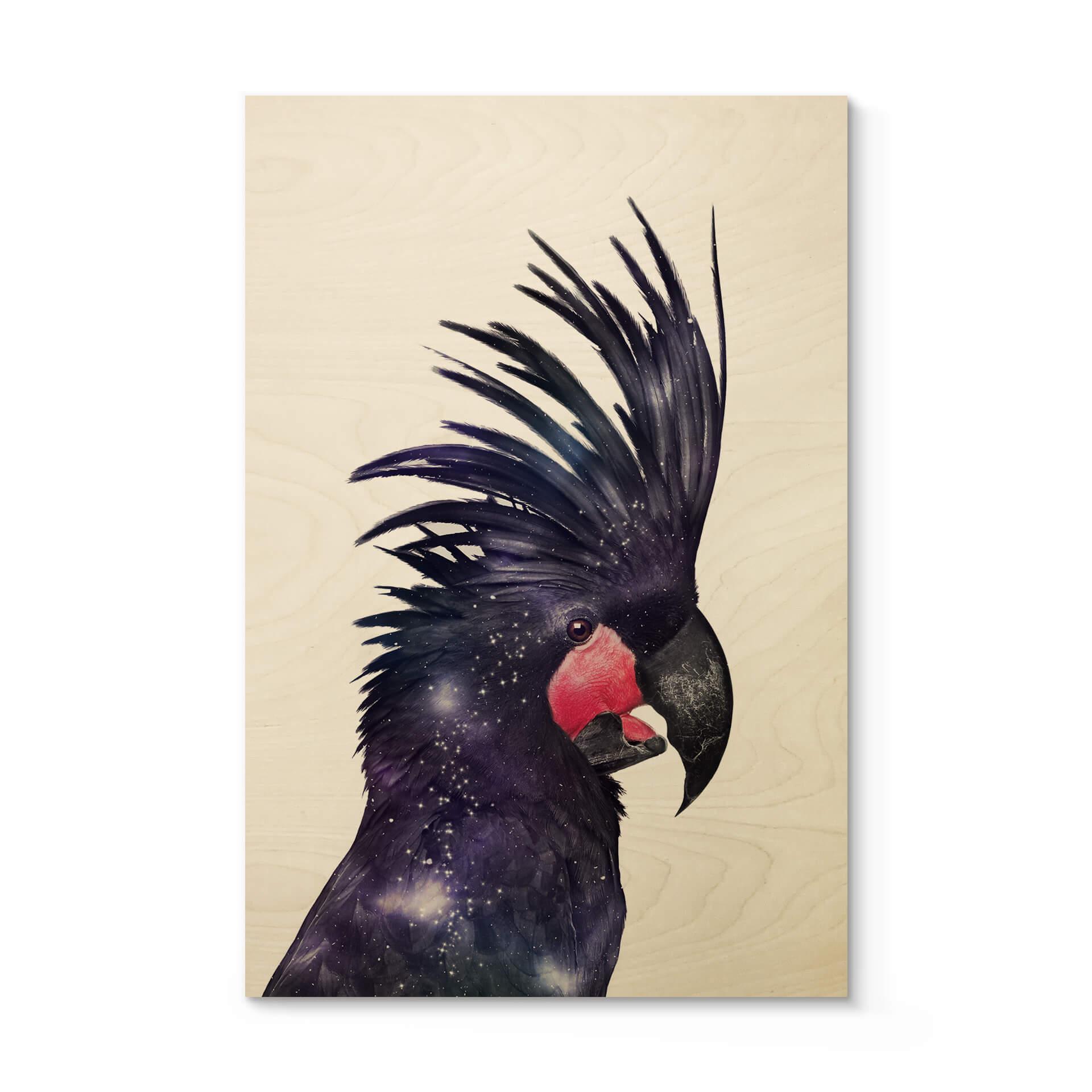 Løst billede af træ - Galaxy Bird