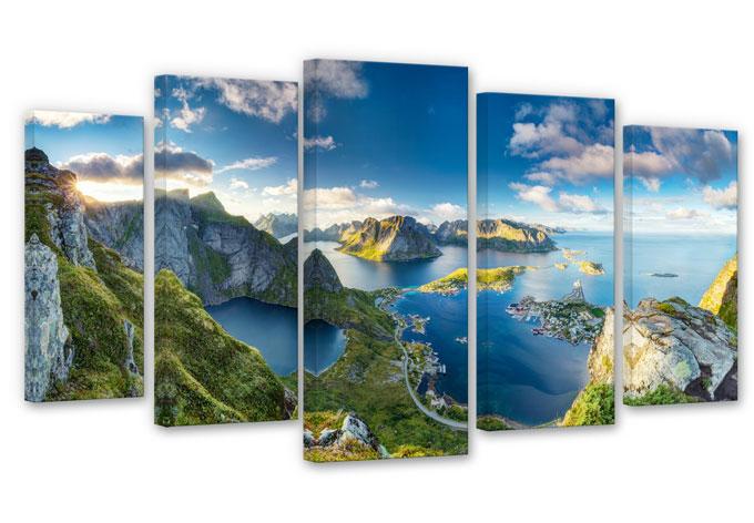 Canvasbillede - Roemmelt - Reinebringen (sæt med 5)