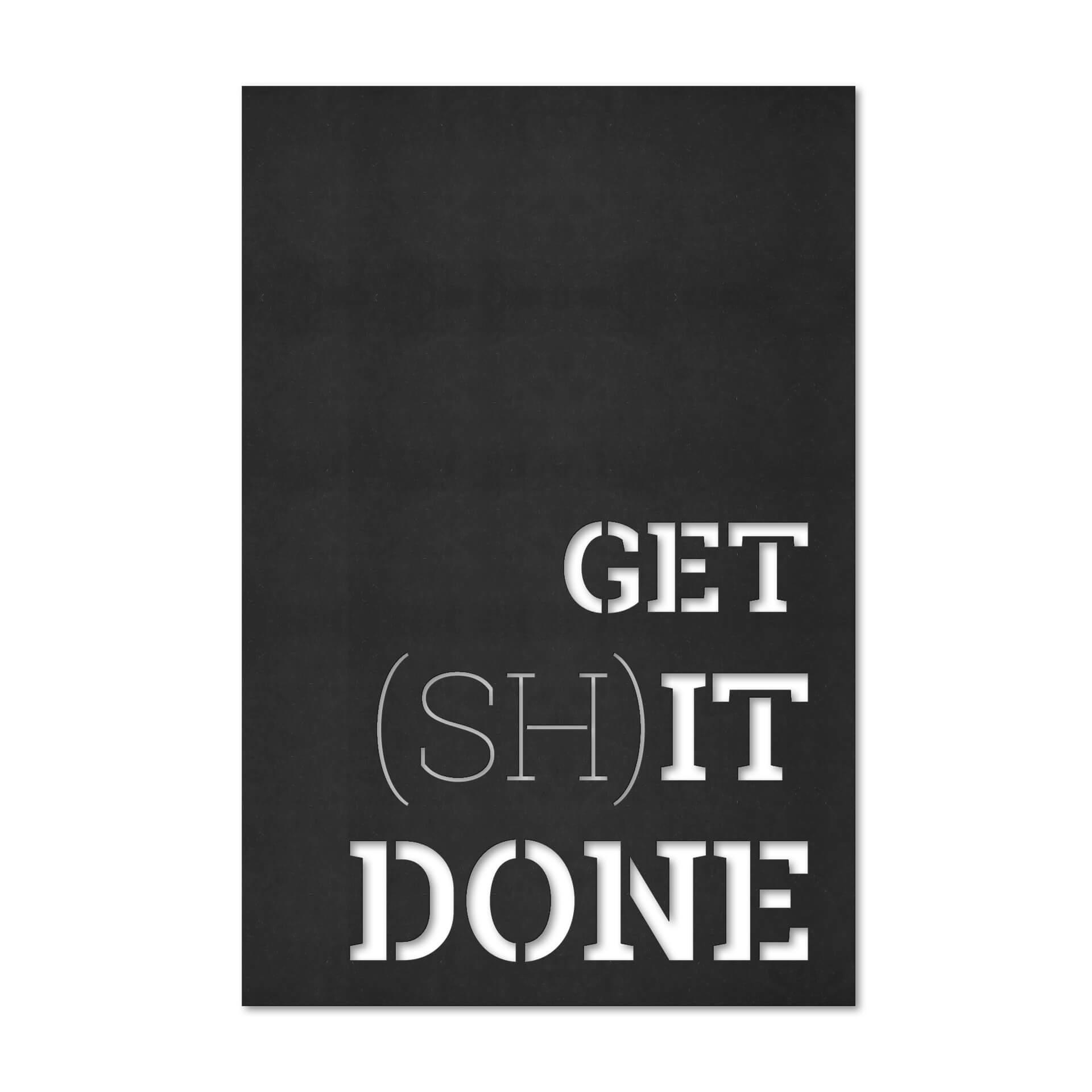 MDF - Holzdeko Get shit done