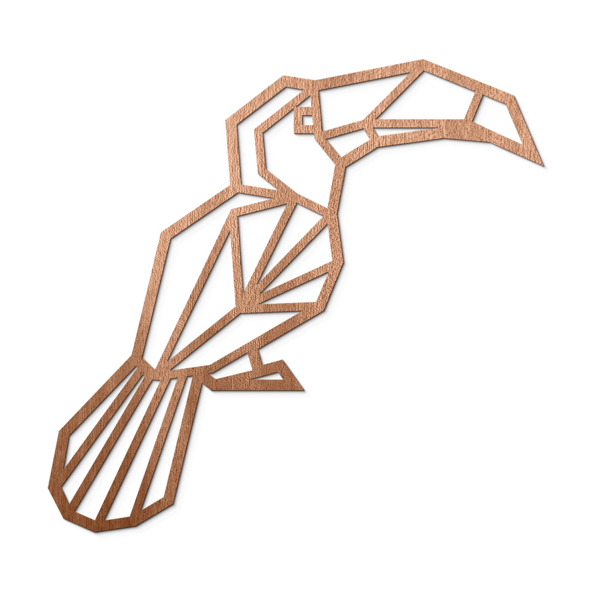Decoro in legno origami - Tucano