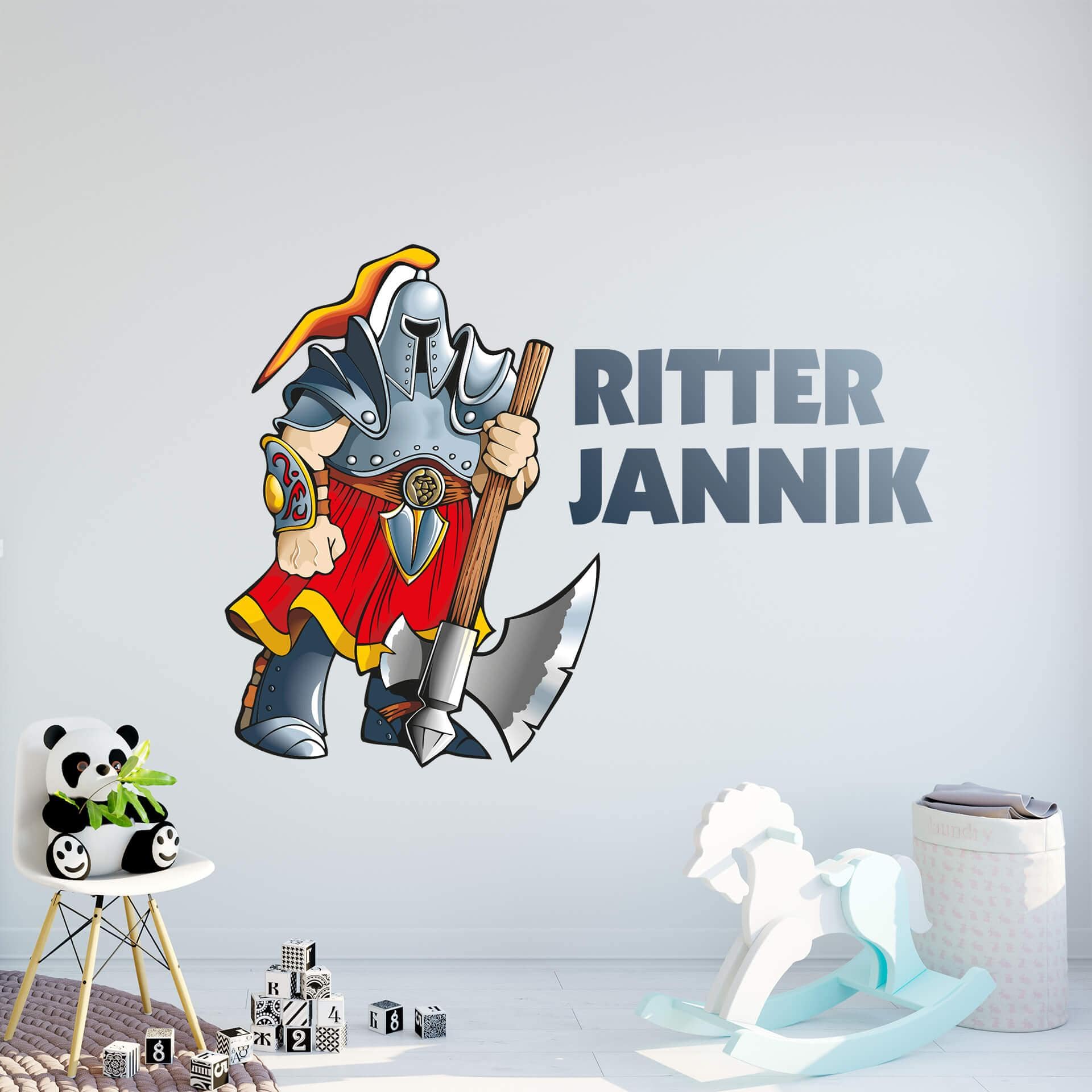 Wandtattoo + Name Ritter