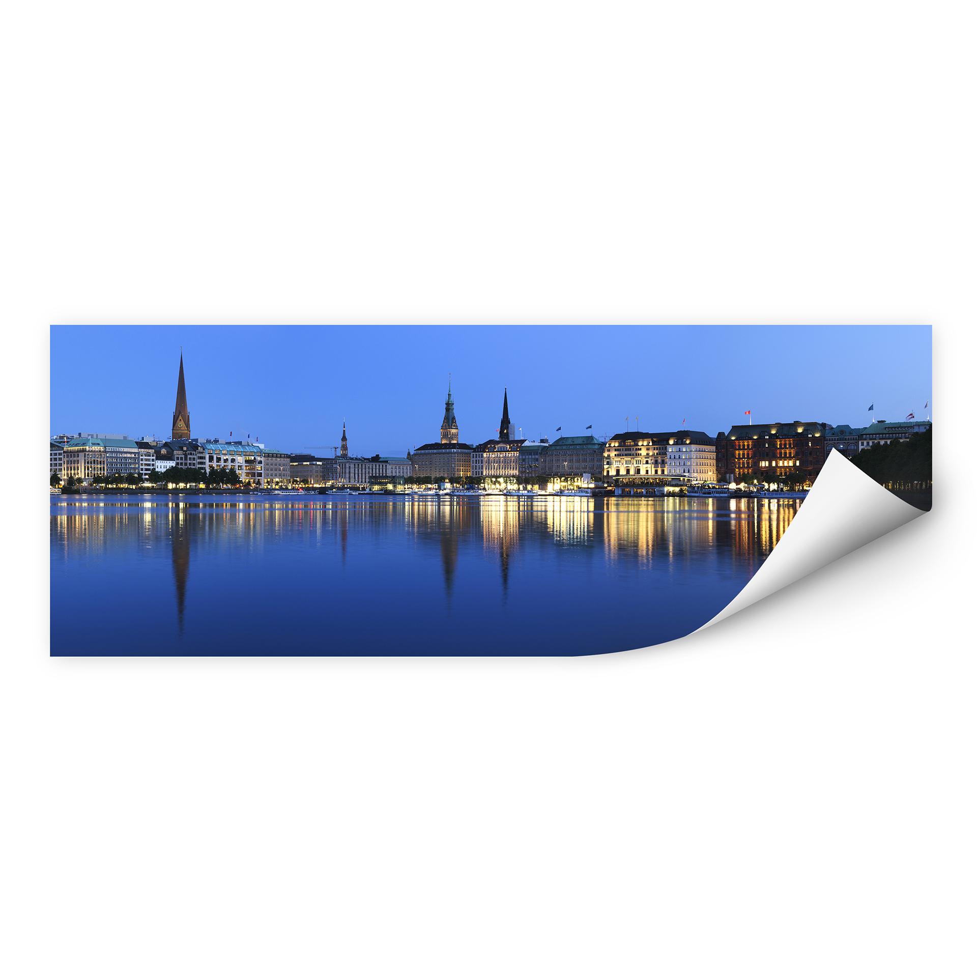 Wallprint W - Hamburger Jungfernstieg - Panorama