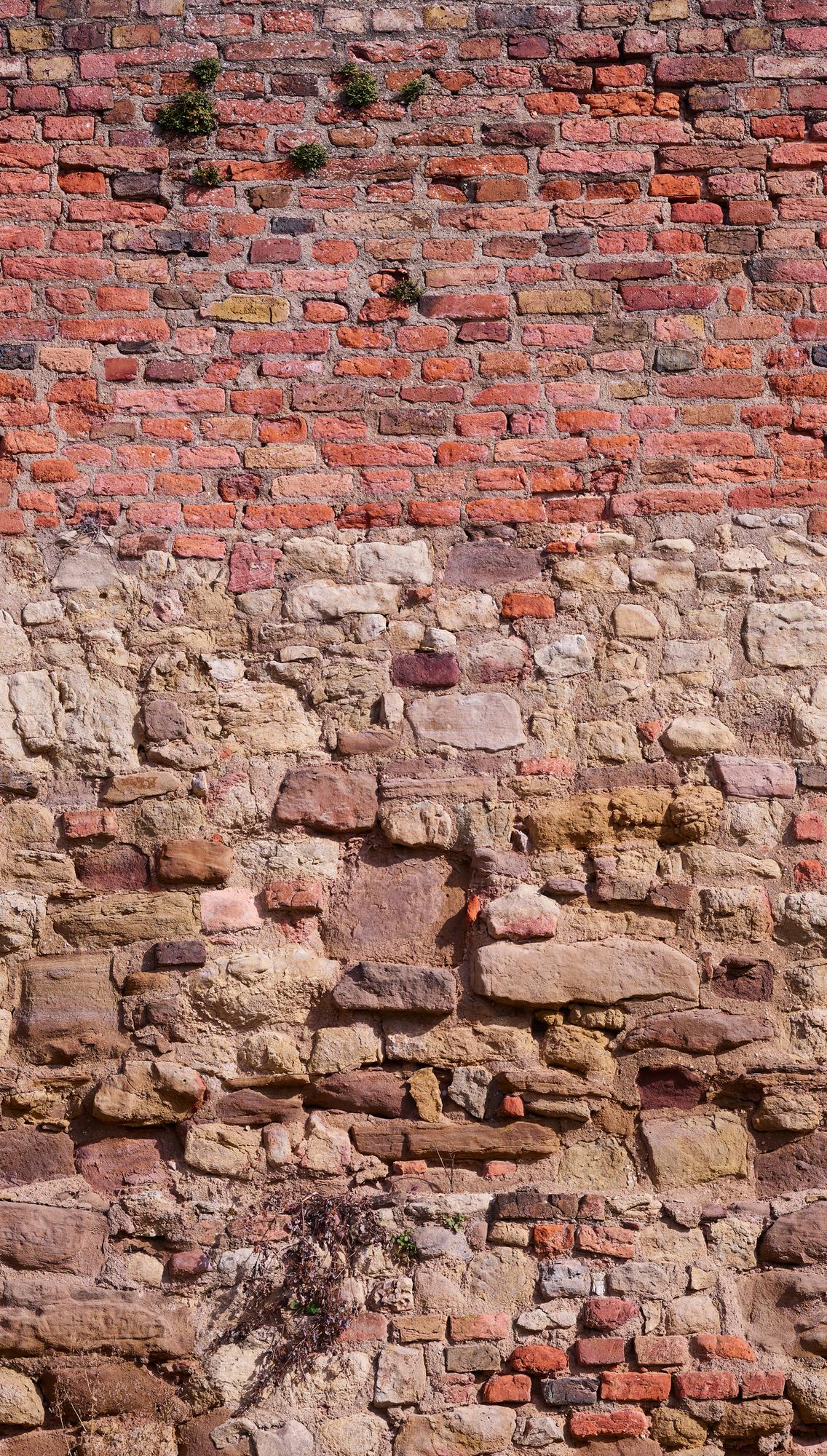 behang stenen muur rood bruin - vliesbehang Industriële Woonmuren - mat en glad