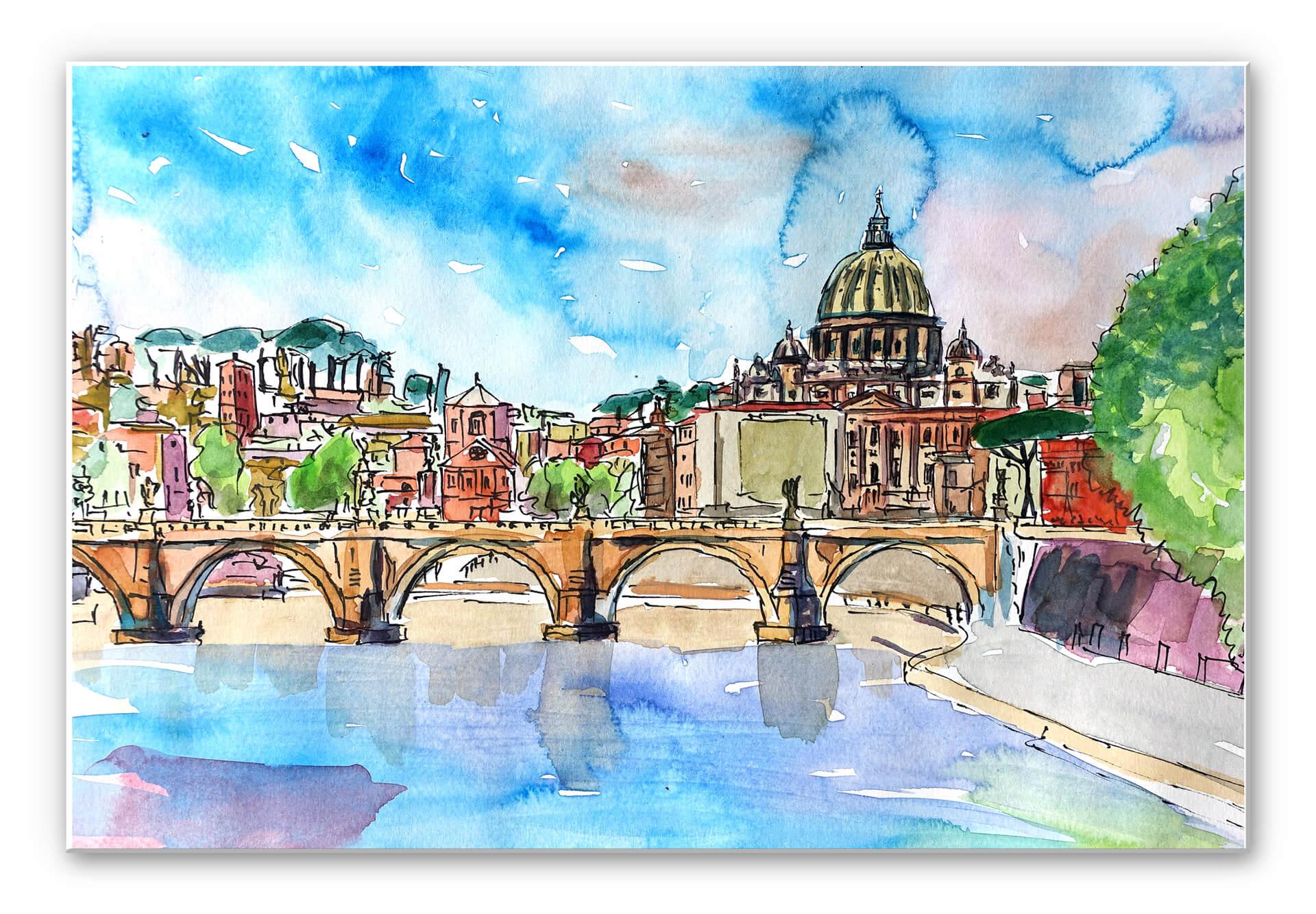 Wandbild Bleichner - Vatican in Rome