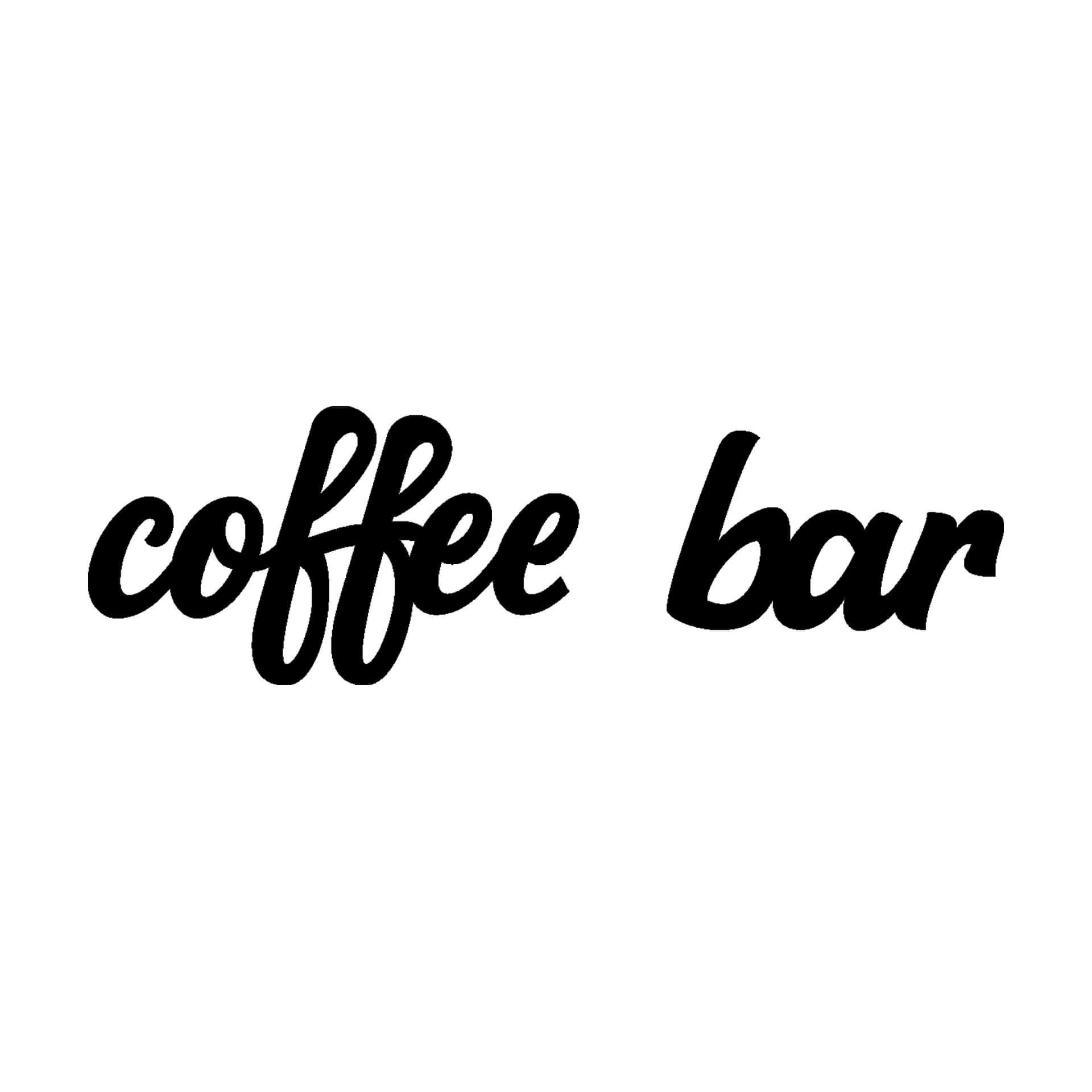 Wanddecoratie Coffee Bar