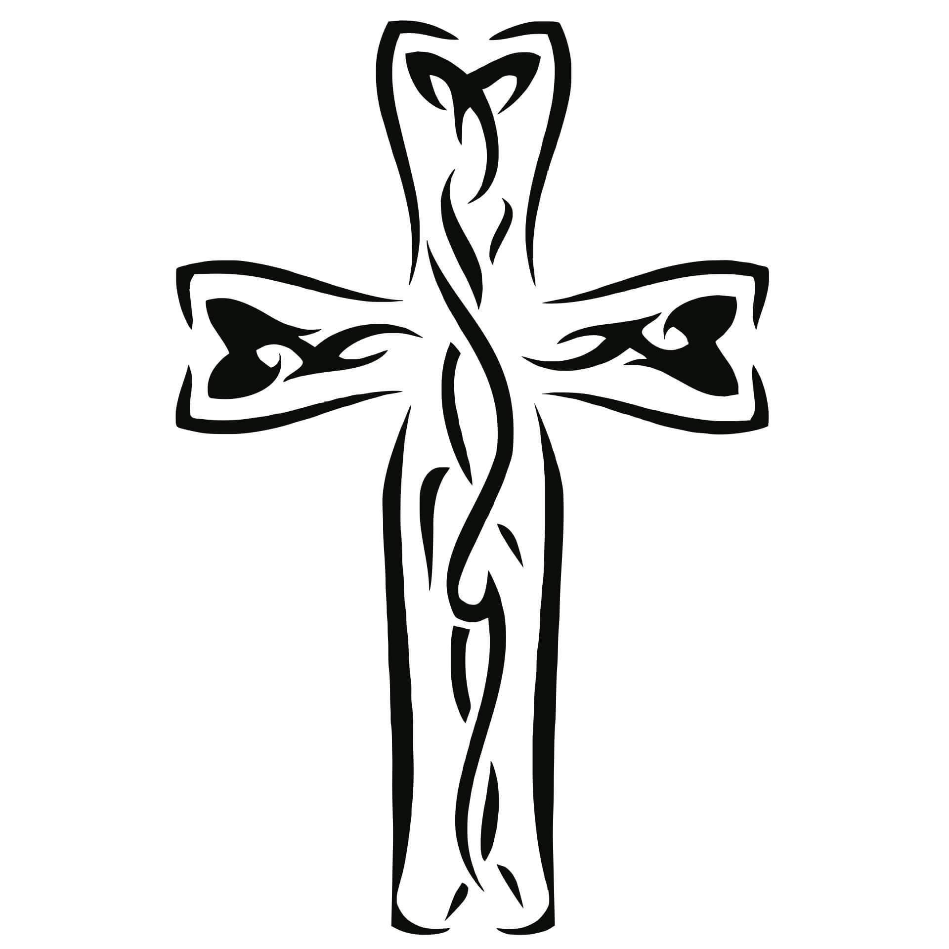 Wandtattoo Kreuz