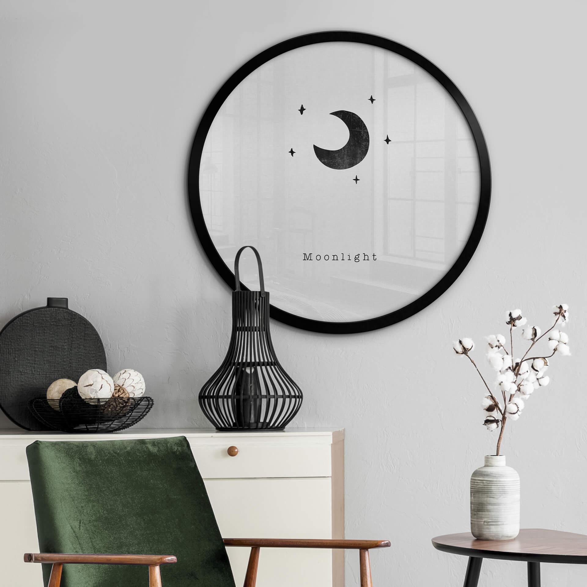 Póster Orara Studio - Luz de luna - Redondo
