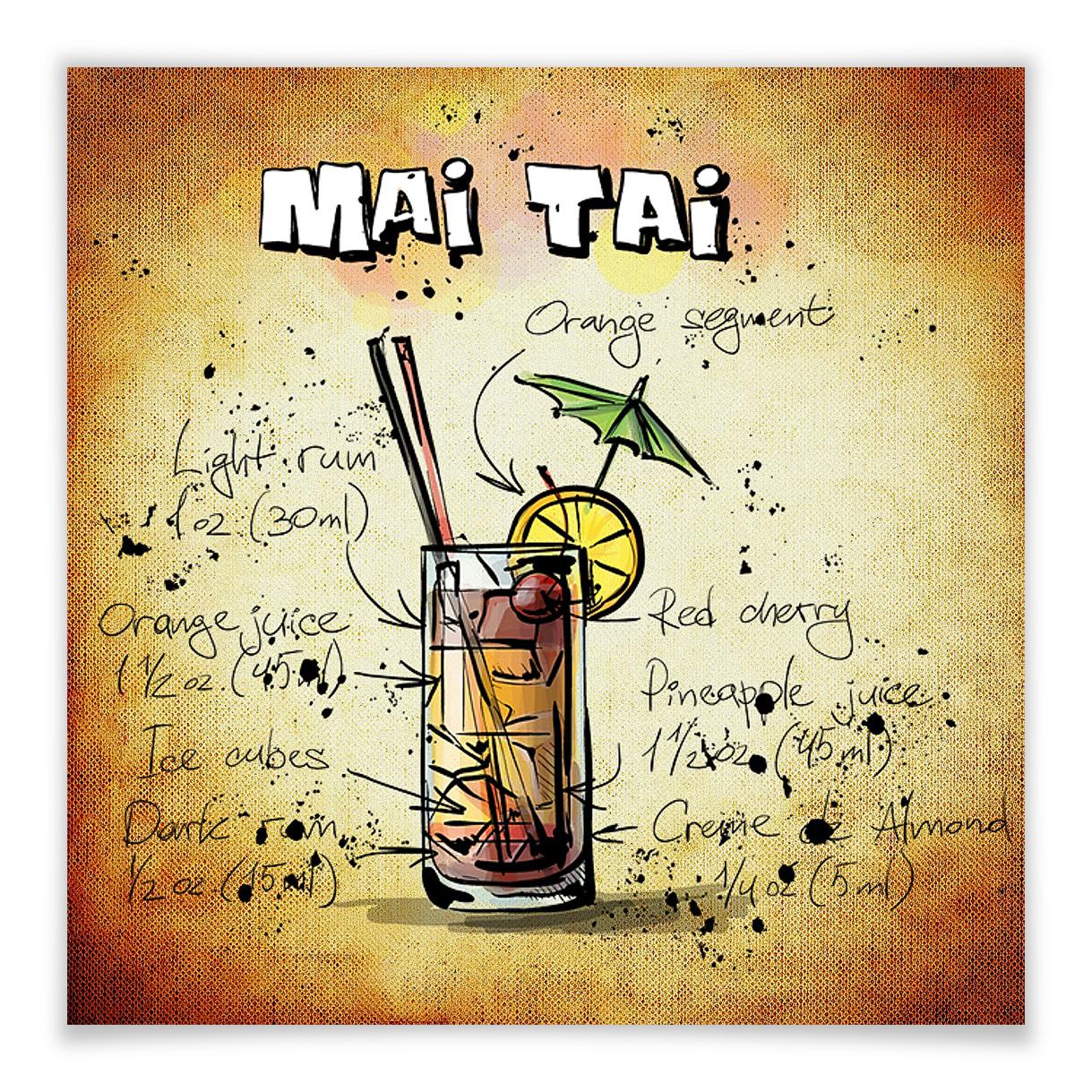 Poster - Mai Tai - Recette
