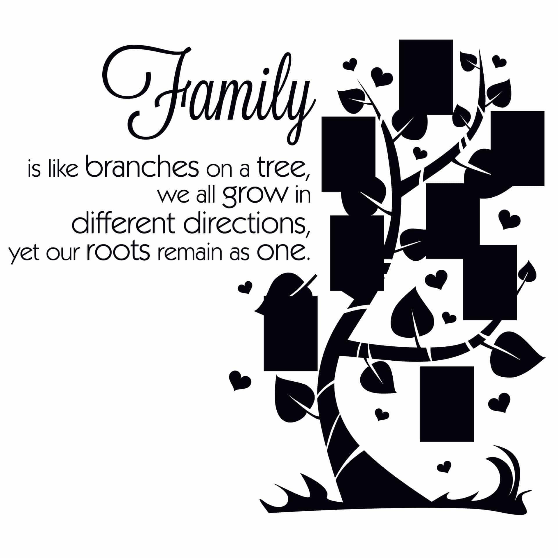Wallsticker Family is like branches....