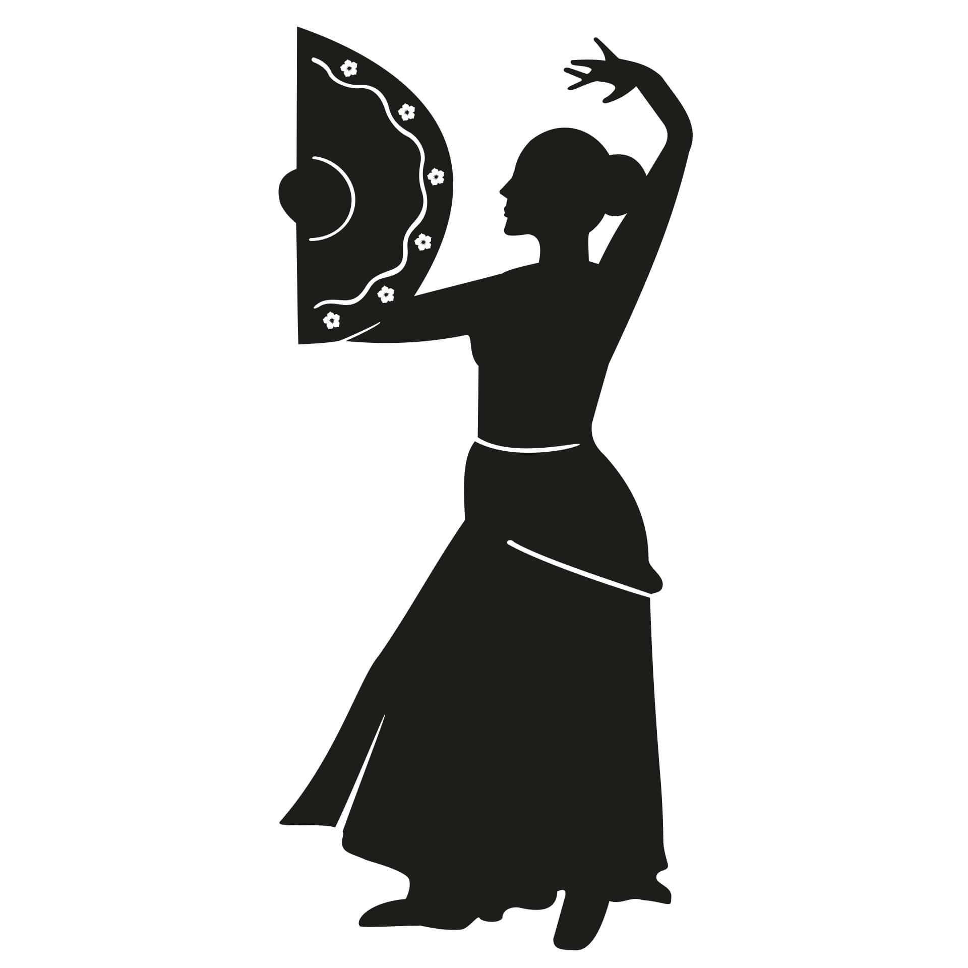 Wandtattoo Flamenco 2
