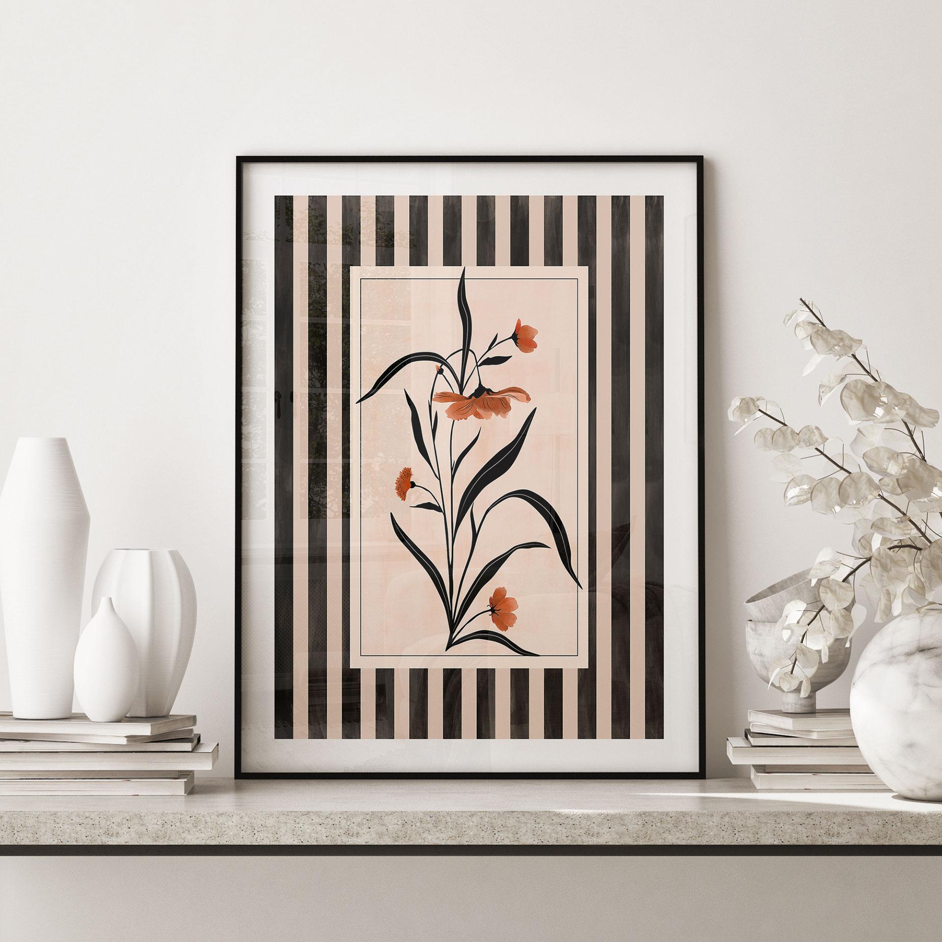 Plakat Dans af blade og blomster - Ristova