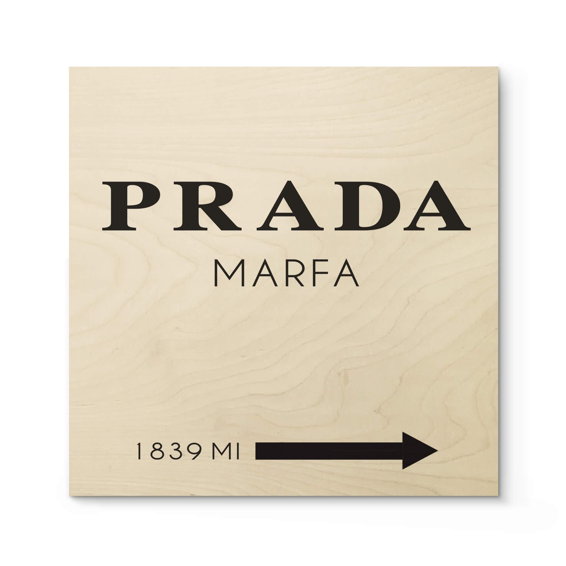 Billede af træ Prada Marfa - Square