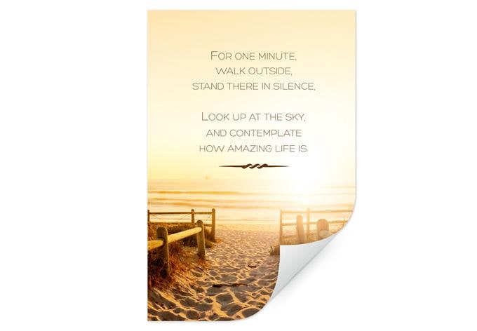 Muurprints For one Minute...