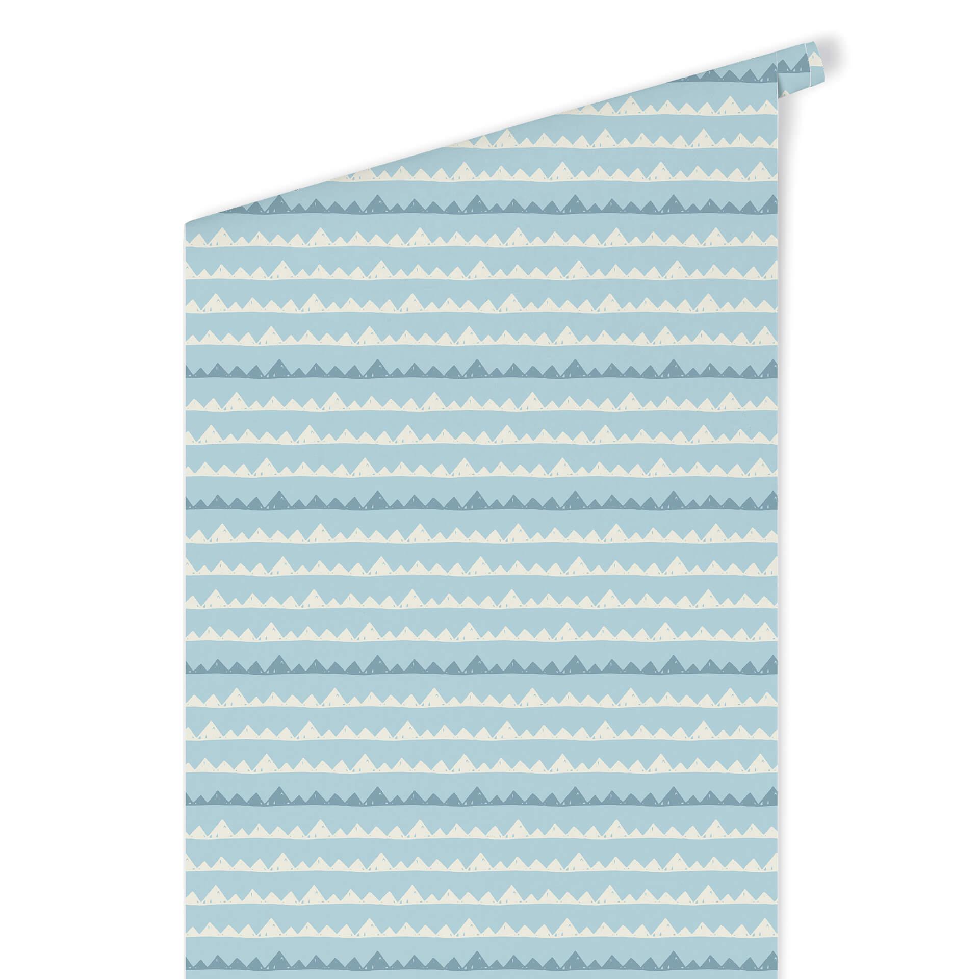 Patroonbehang Adventure - blauw