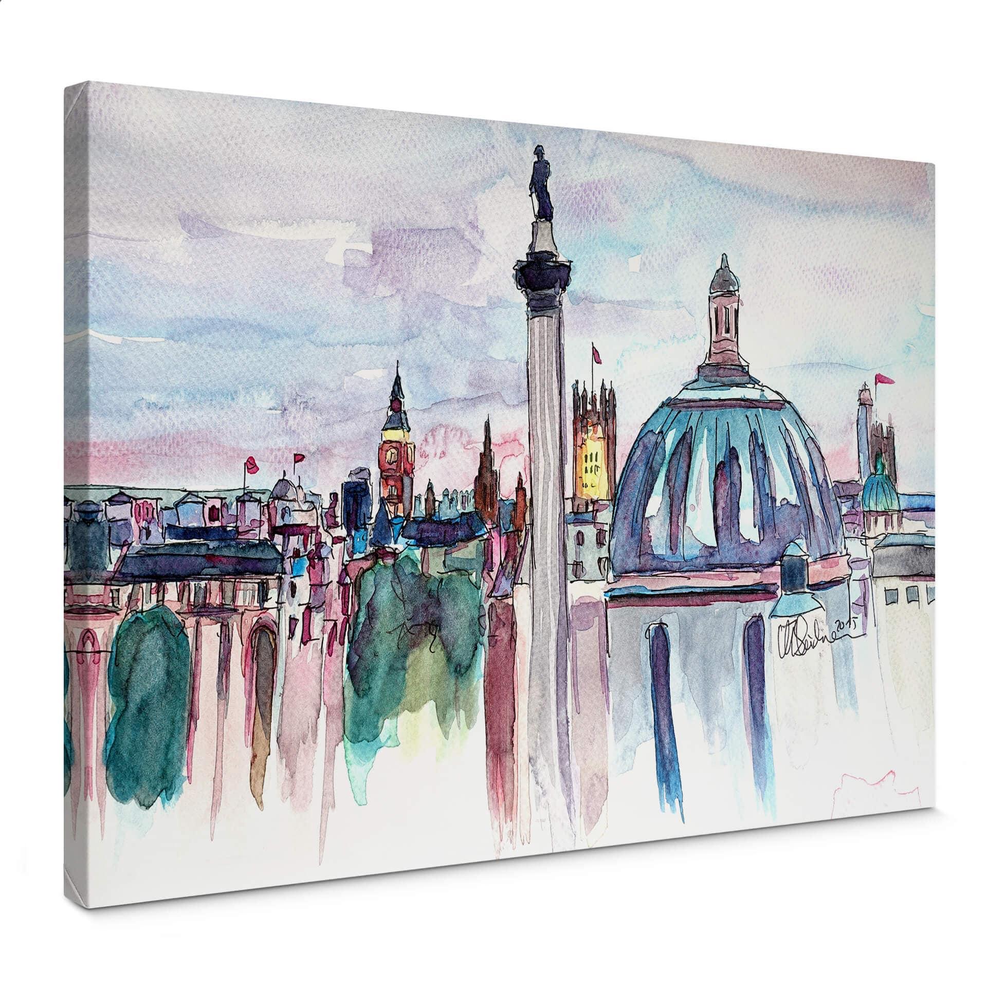 Canvastavla Bleichner - Londons skyline