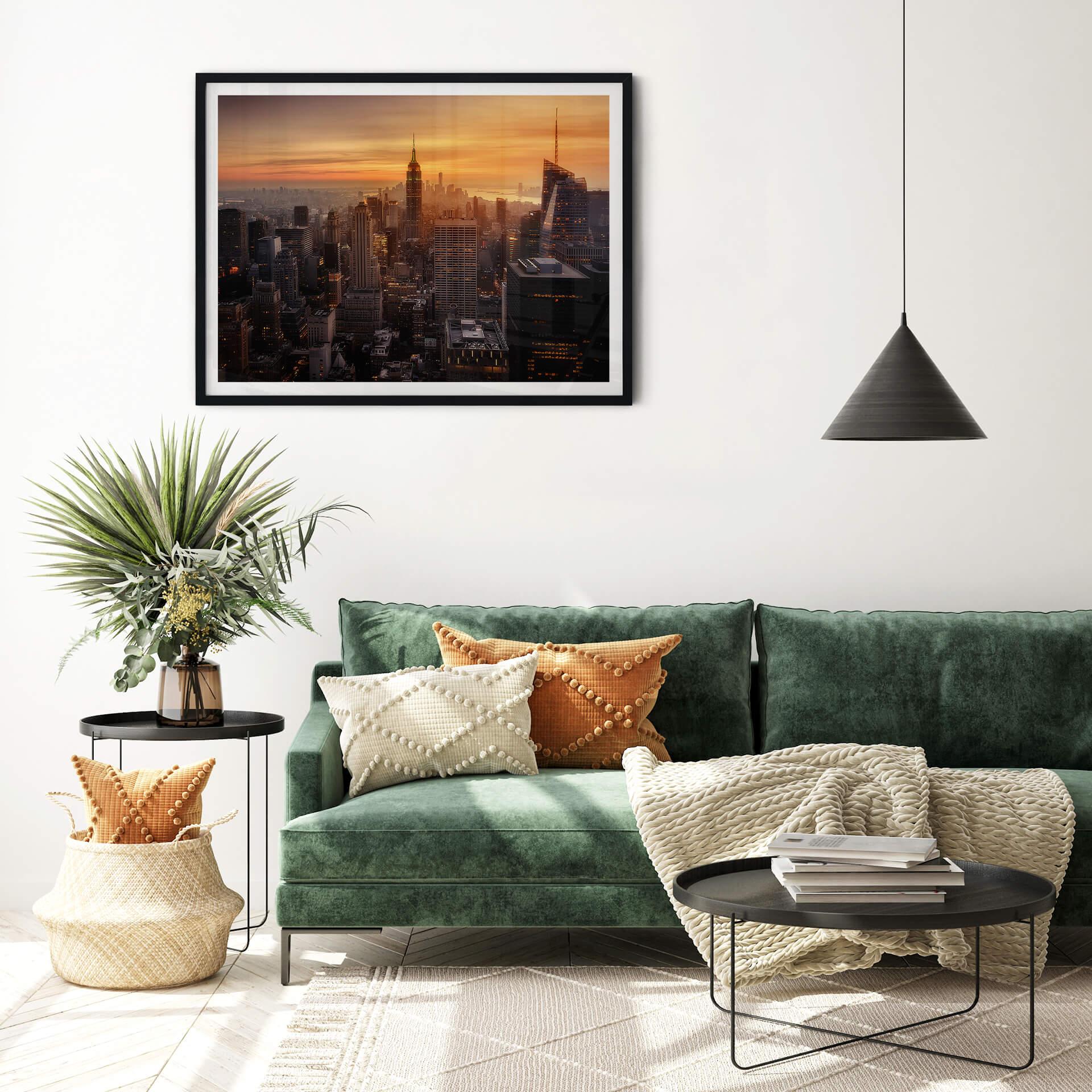 Poster Ruiz Dueso - New York Sunset