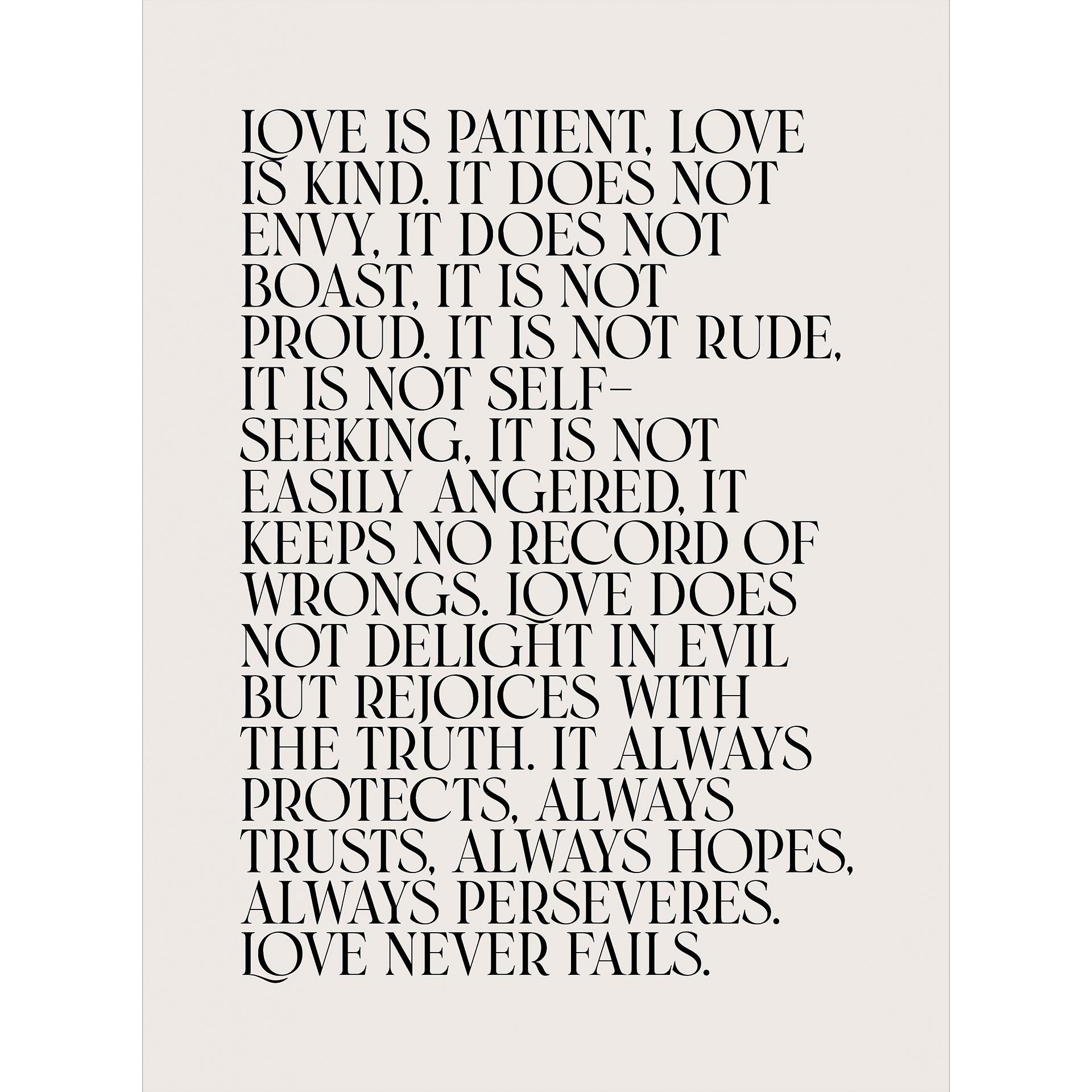 Liefde is - Liefde is geduldig | Liefdesquote - KsanaKalpa