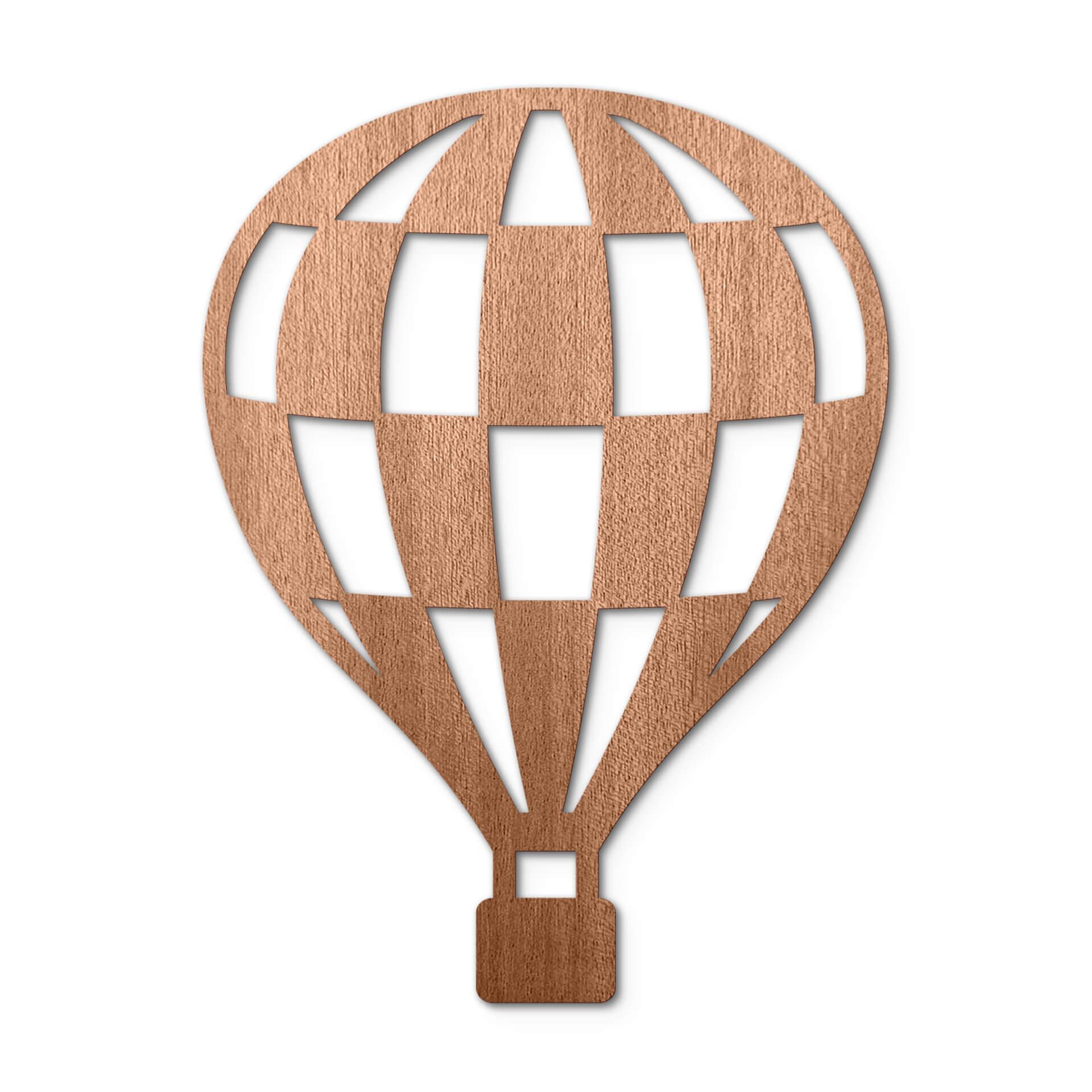 Decoro in legno - Mongolfiera