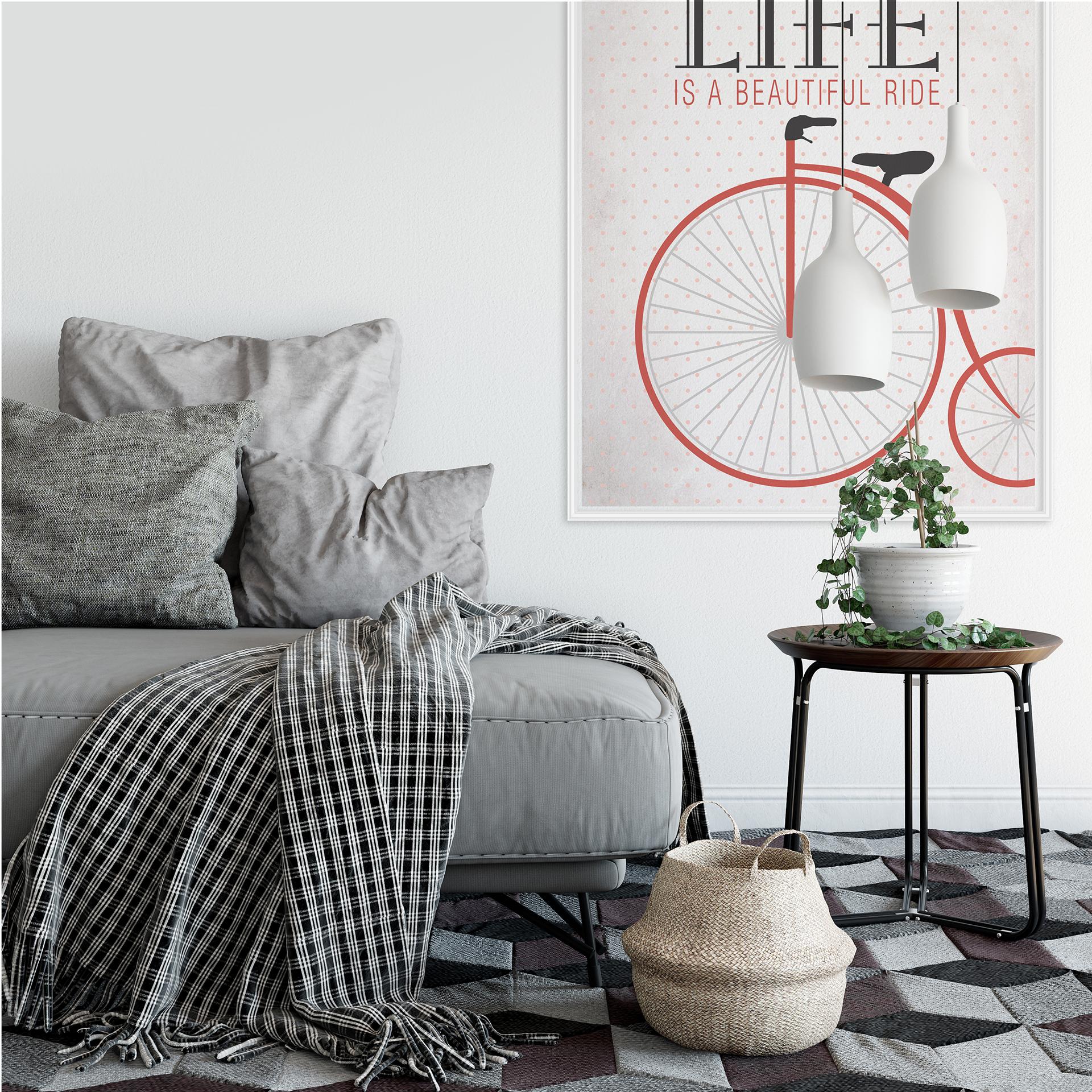 Muurprints Life is a beautiful Ride
