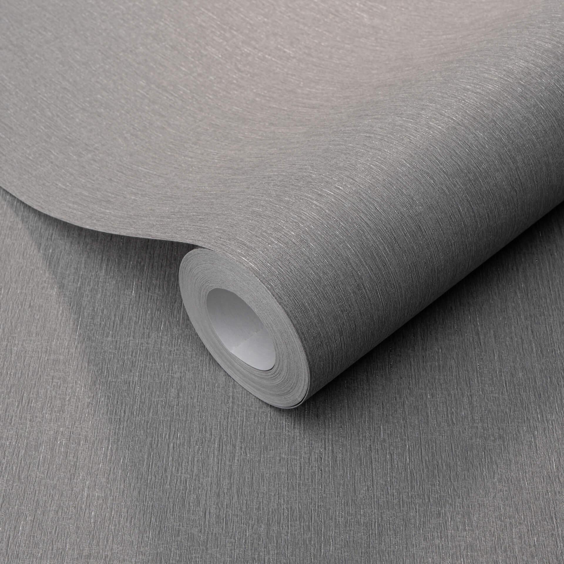 Non-woven tapet unit tapet med fin struktur i længderetningen i grå