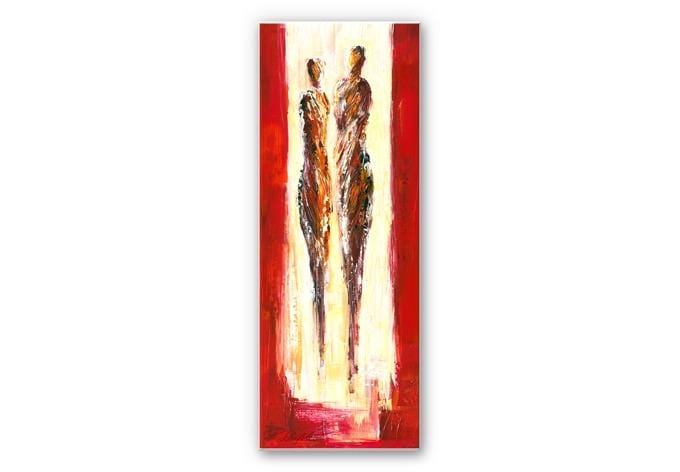 Tableau Forex - Schüßler - Couple en rouge - Panorama