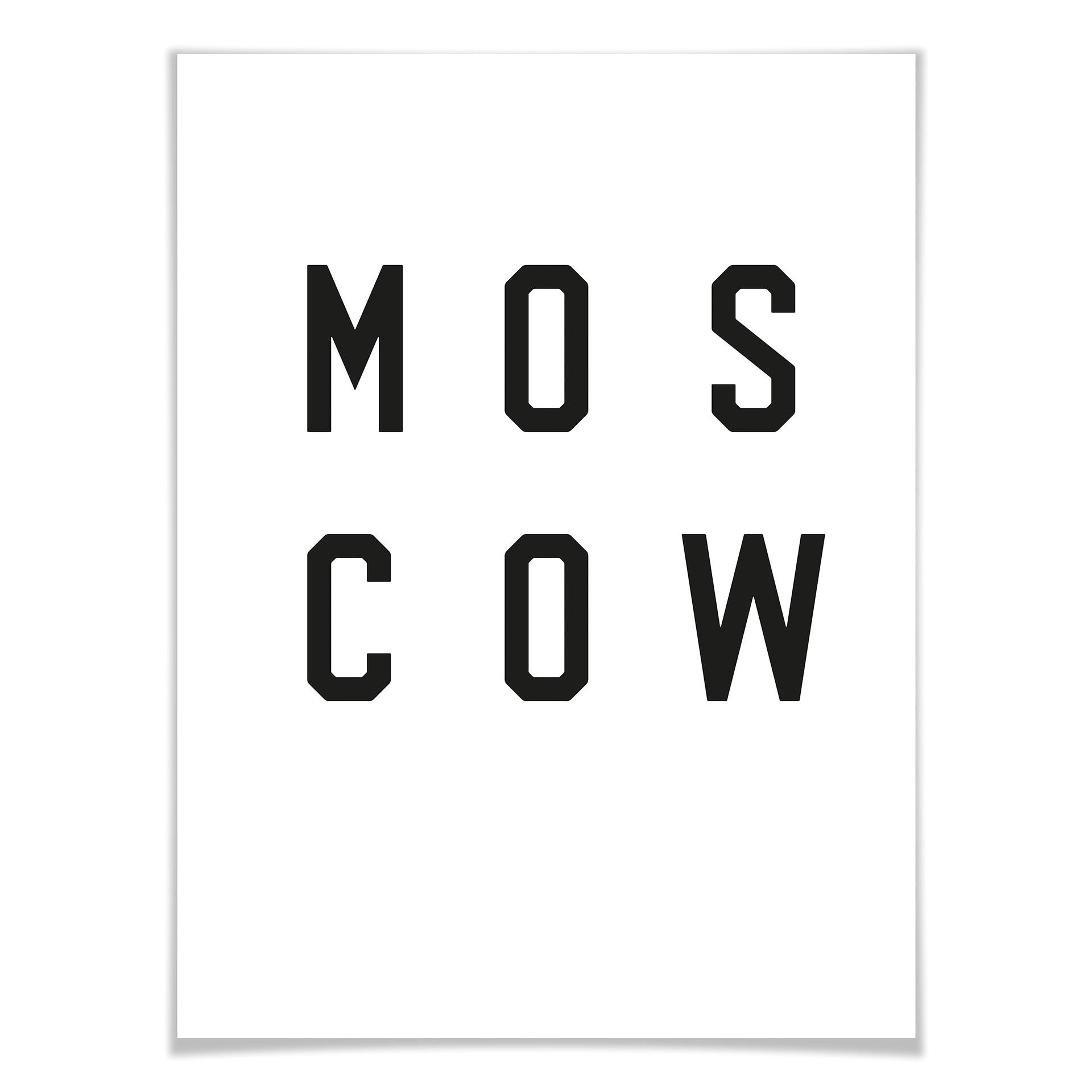 Plakat - Typografia Moskwa