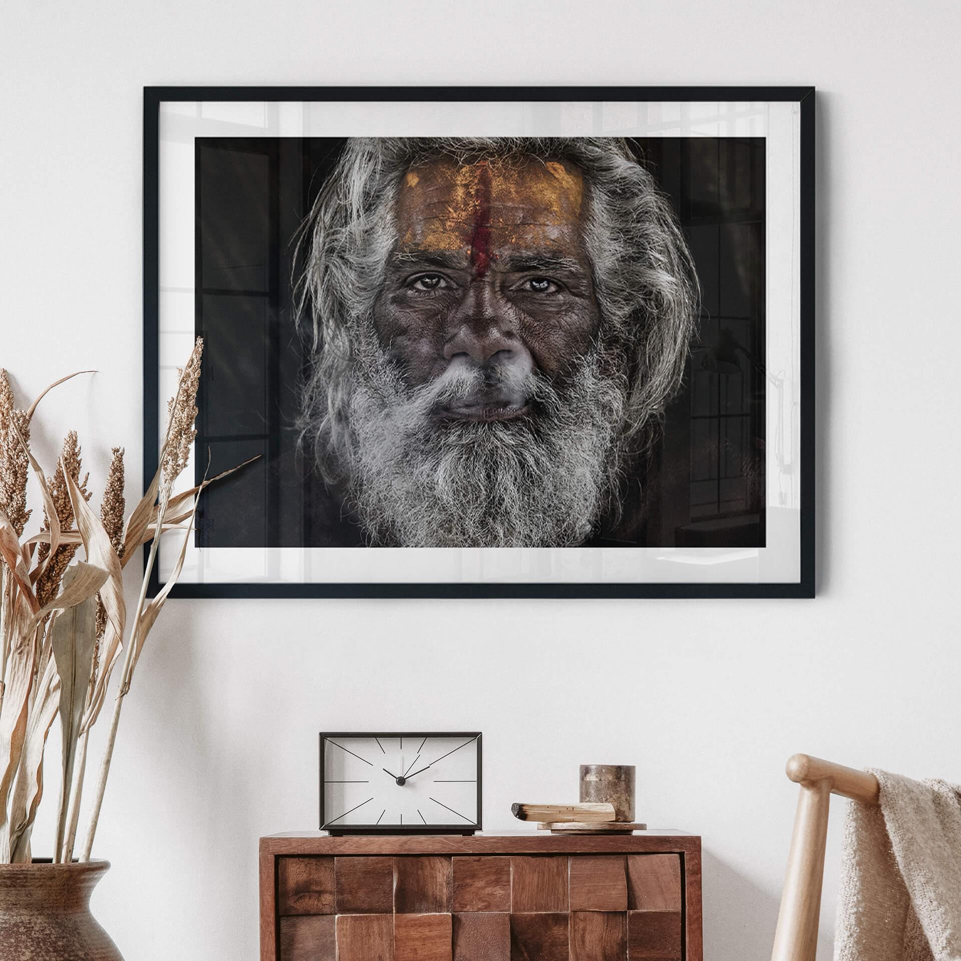 Plakat Kuesta - Spiritualitet hos en sadhu i Indien