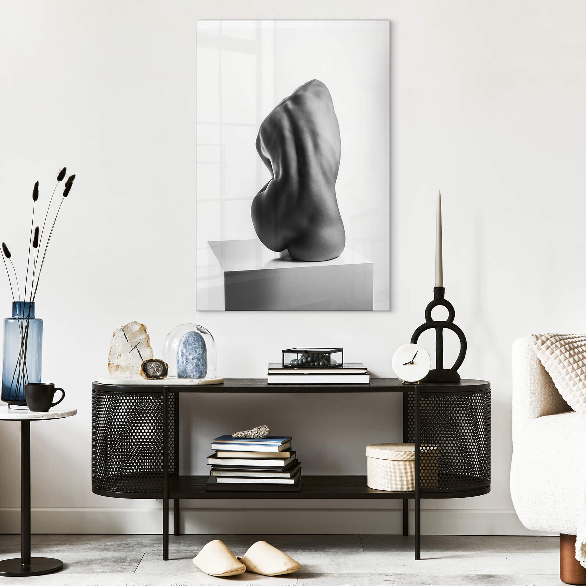 Akrylbillede Valevicius - Sensuel skulptur af en kvindelig ryg