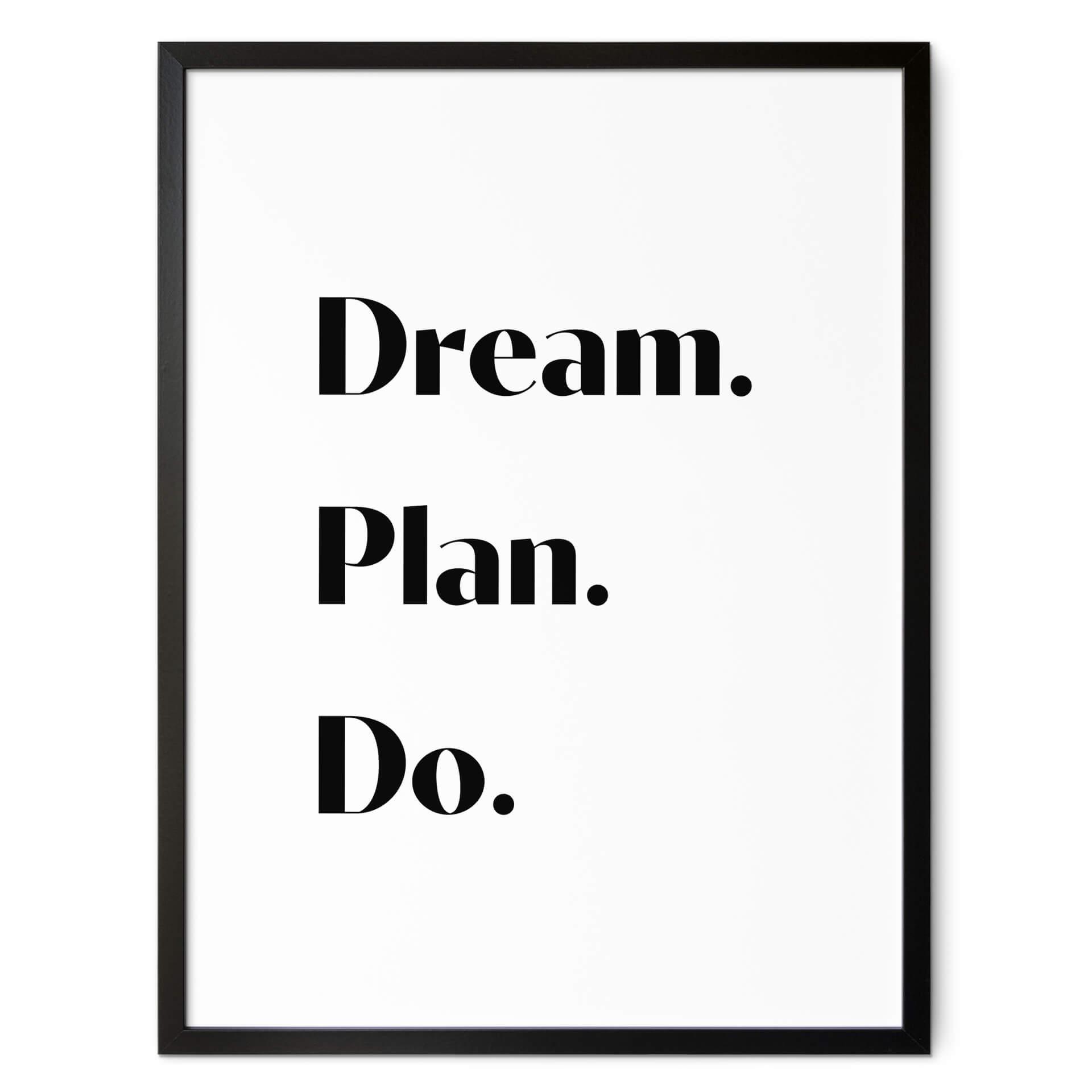 Poster 1X Studio - Dream Plan Do