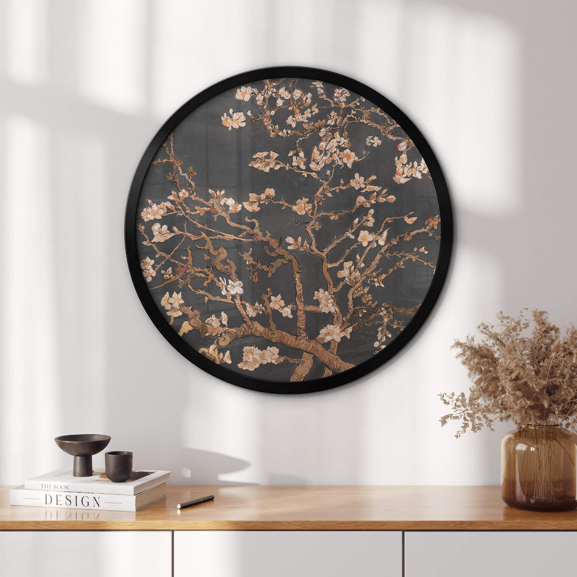 Póster van Gogh - Almendro en flor otoñal - Redondo