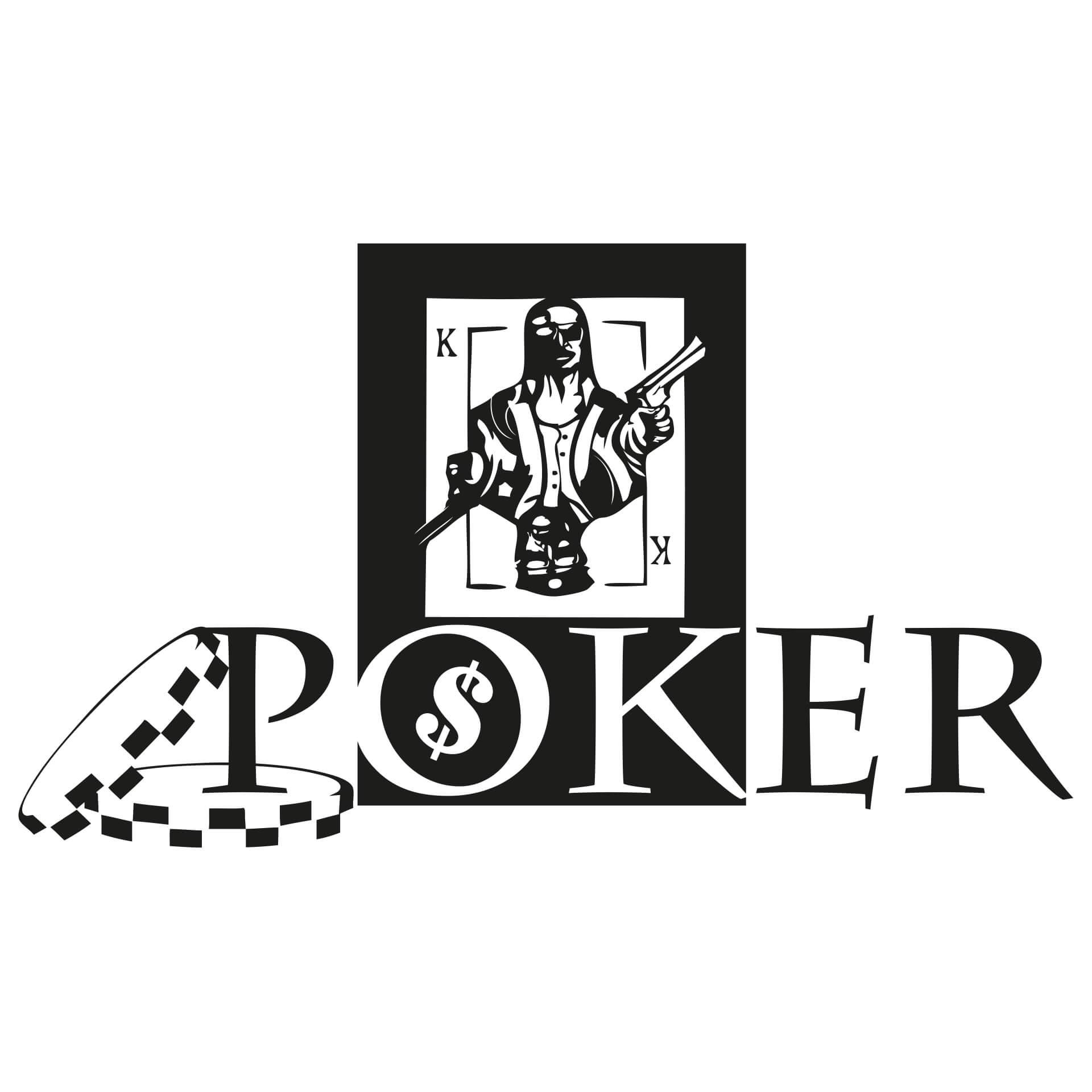 Muursticker Pokeren