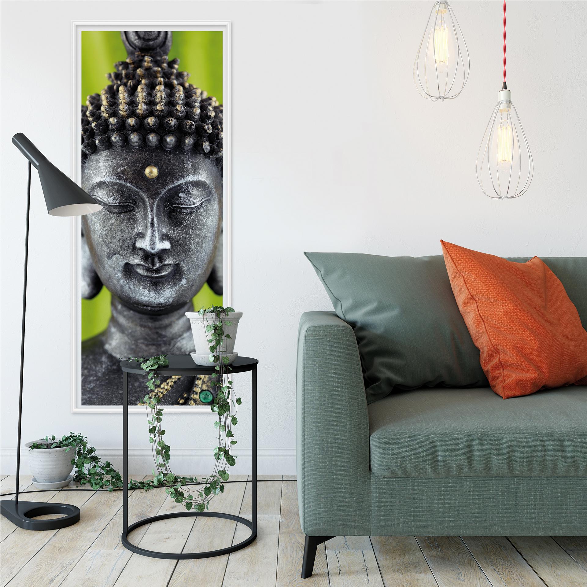 Wallprint W - Green Buddha - Panorama