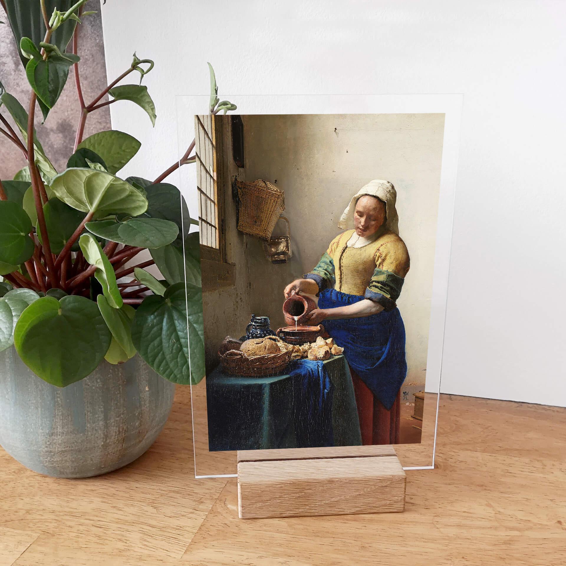 Acrylglas Tafeldecoratie Vermeer - Meisje met de Parel