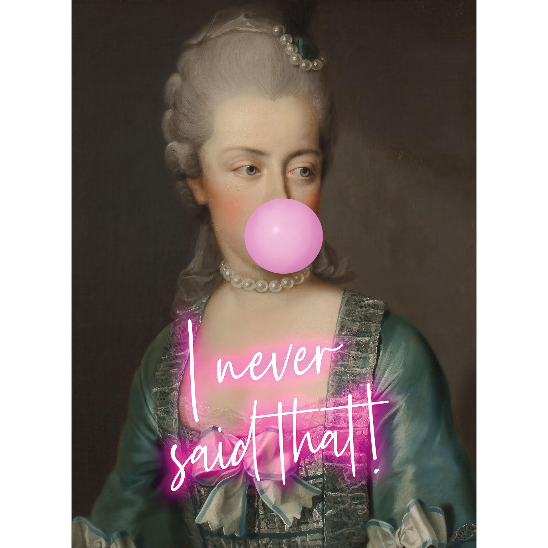 Fotobehang Marie Antoinette: I never said that - Grace Digital Art