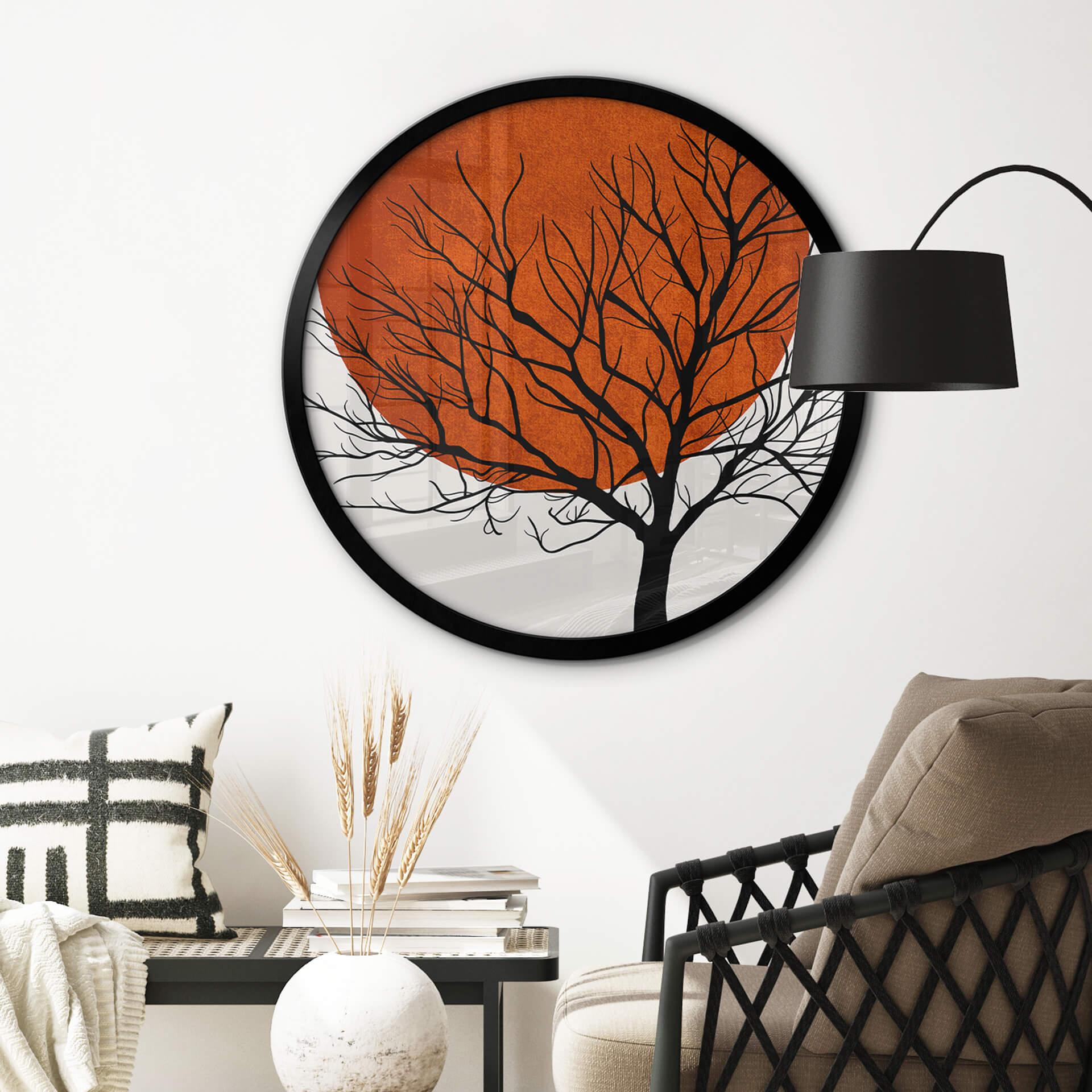 Plakat Kubistika - Warm Sunset