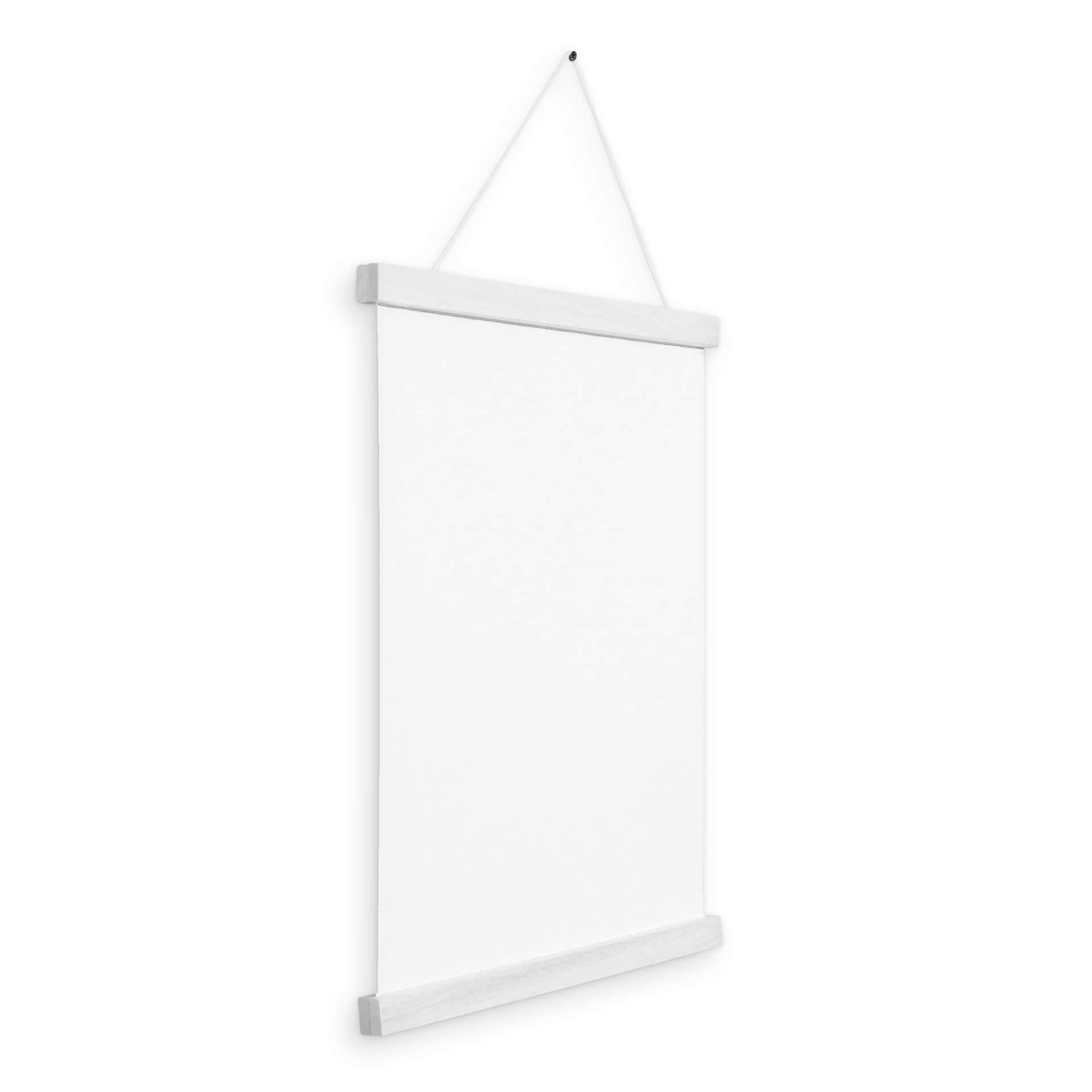 Plakatliste / billedeliste - Hvid