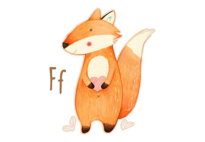 Wandtattoo Loske - Buchstabe F