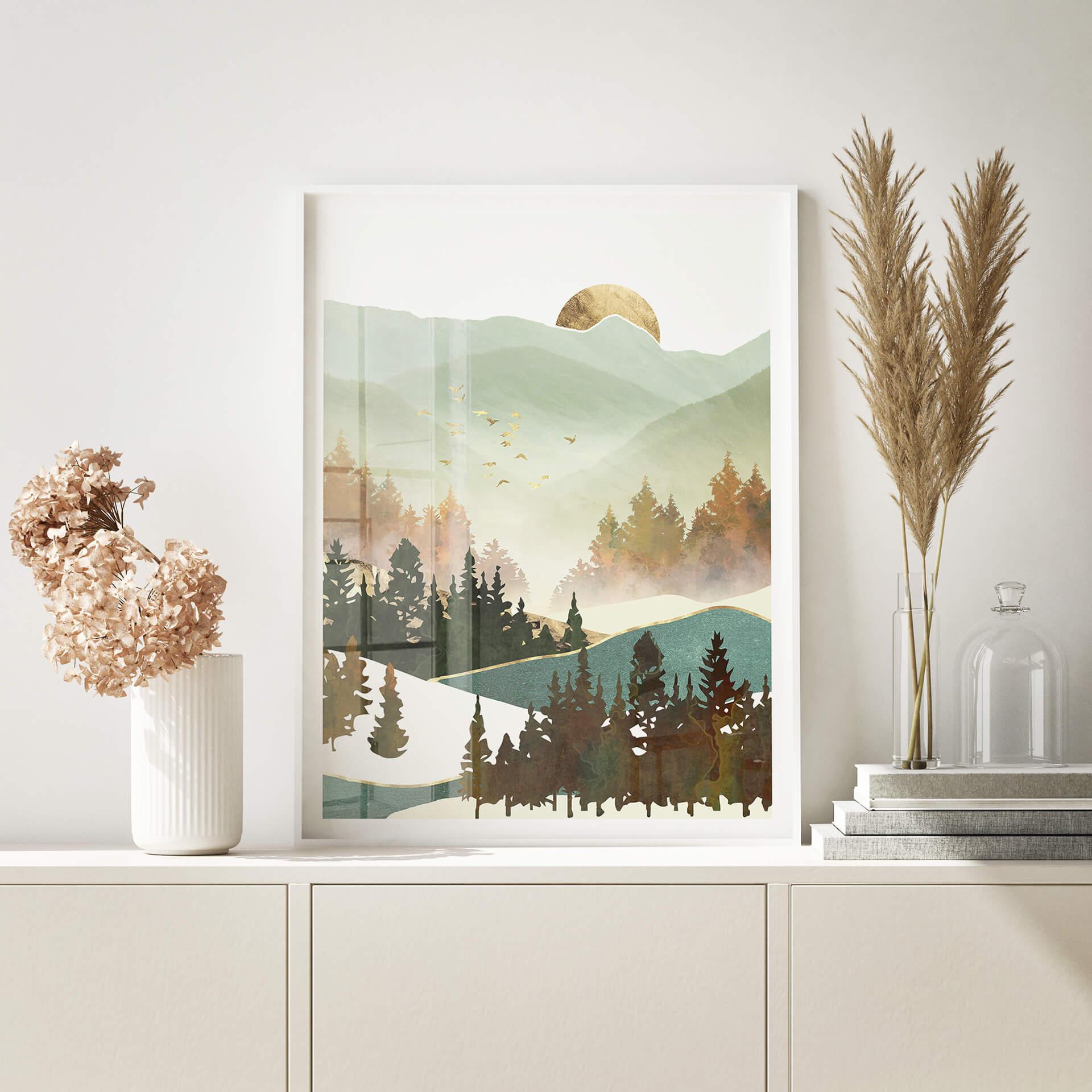 Póster SpaceFrog Designs - Mañana de otoño