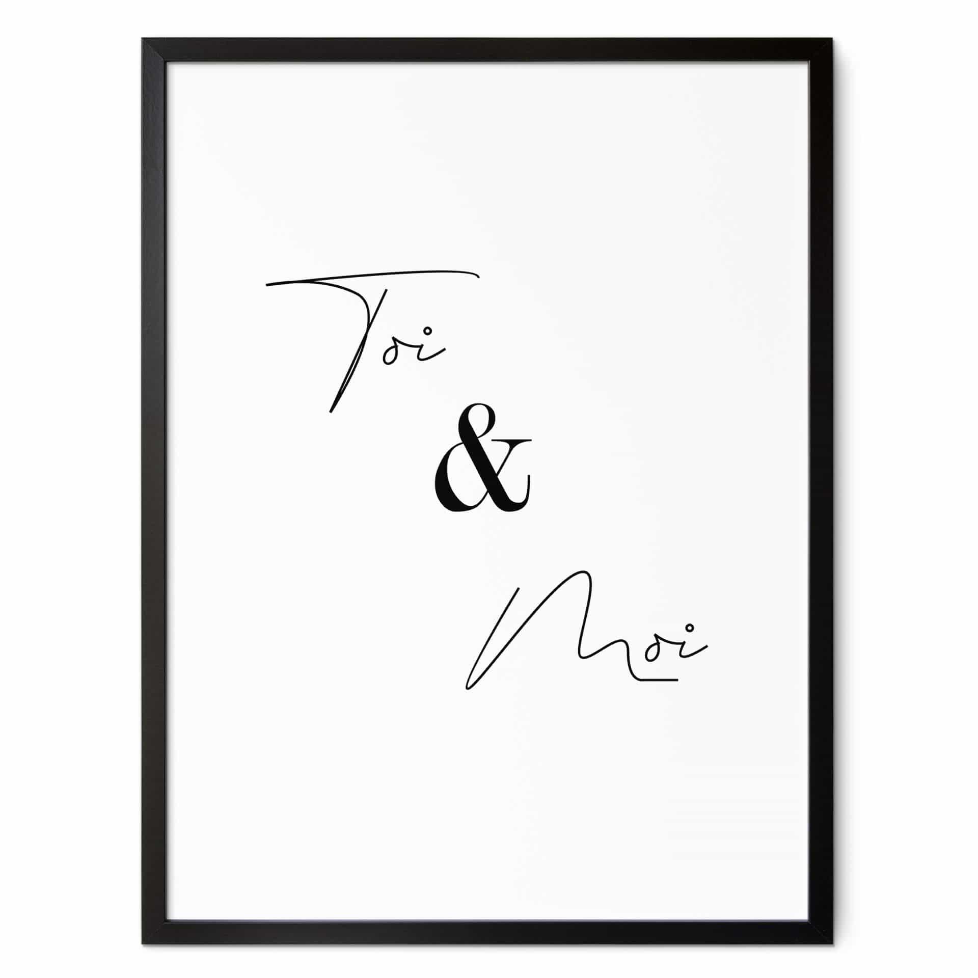 Póster Toi et moi