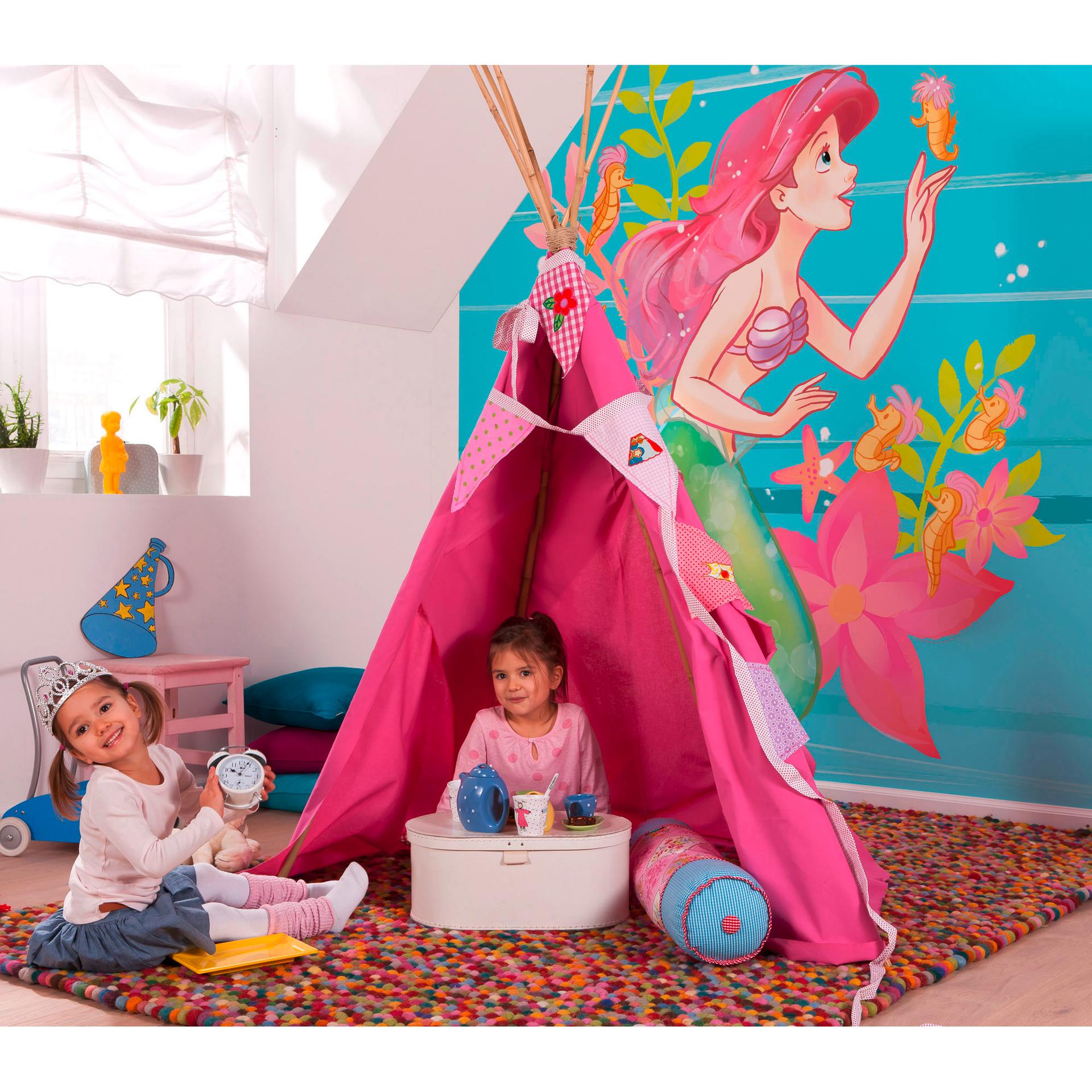 Vlies behang - Ariel Little Friends - 250 x 250 cm