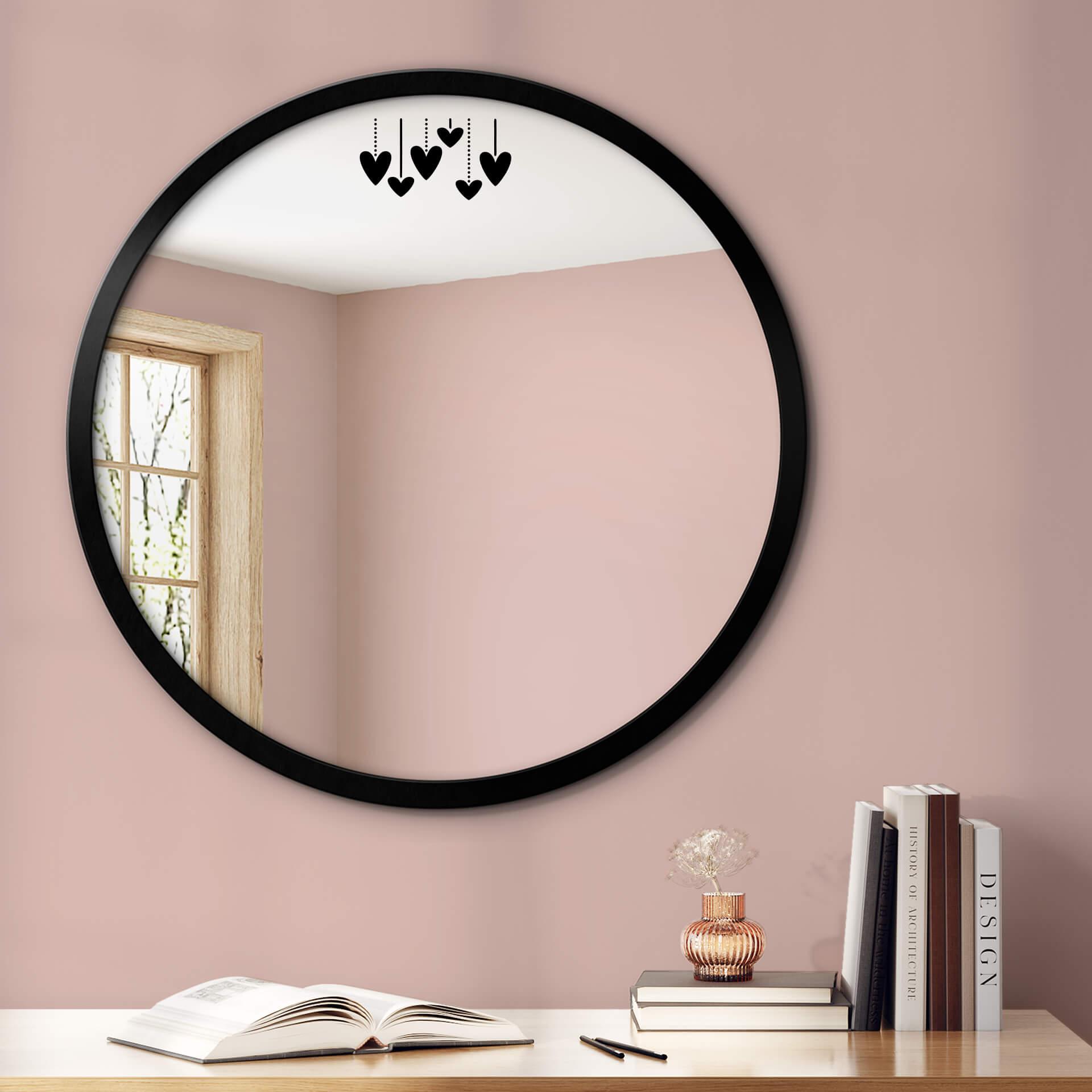 Wallsticker Spejlklistermærke Hængende hjerter