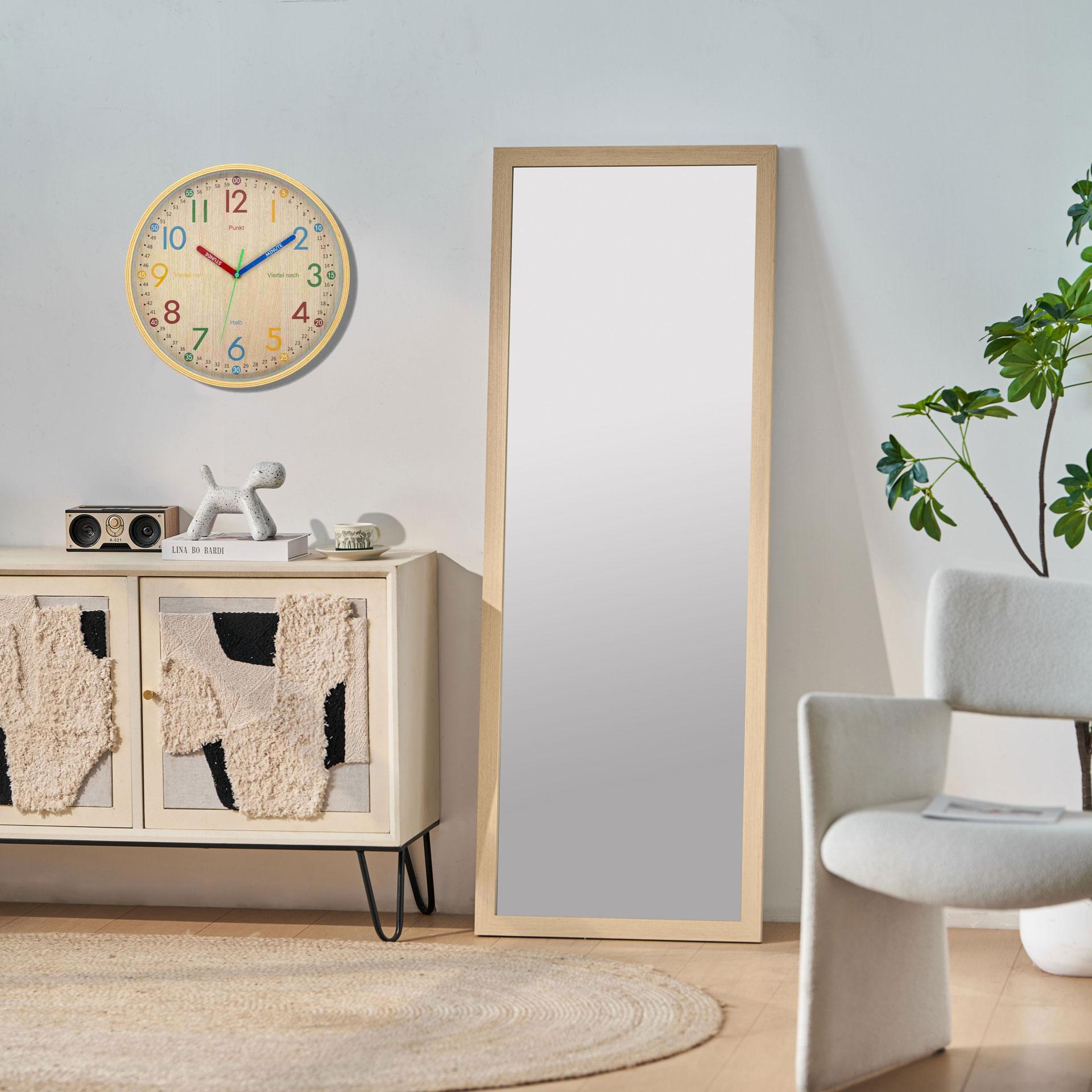 Wandspiegel Holz schmal - Monaco - 35x120 cm