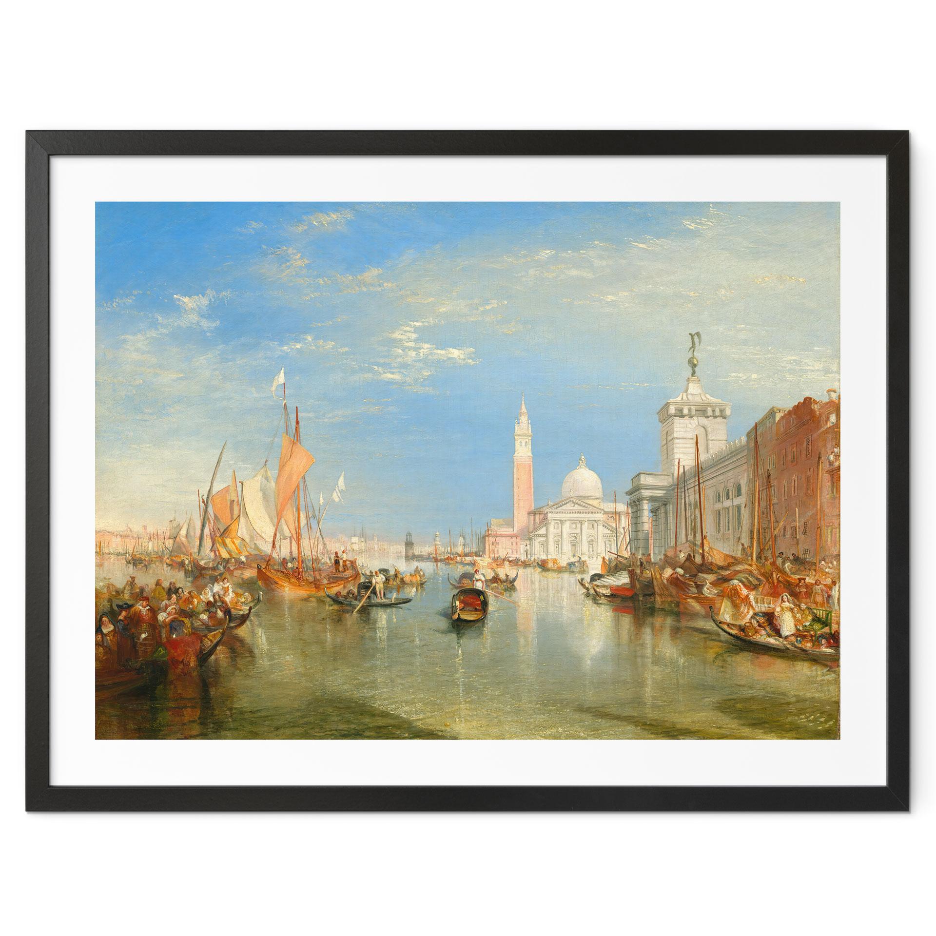 Plakat Turner - Venedig, Dogana og S. Giorgio Maggiore