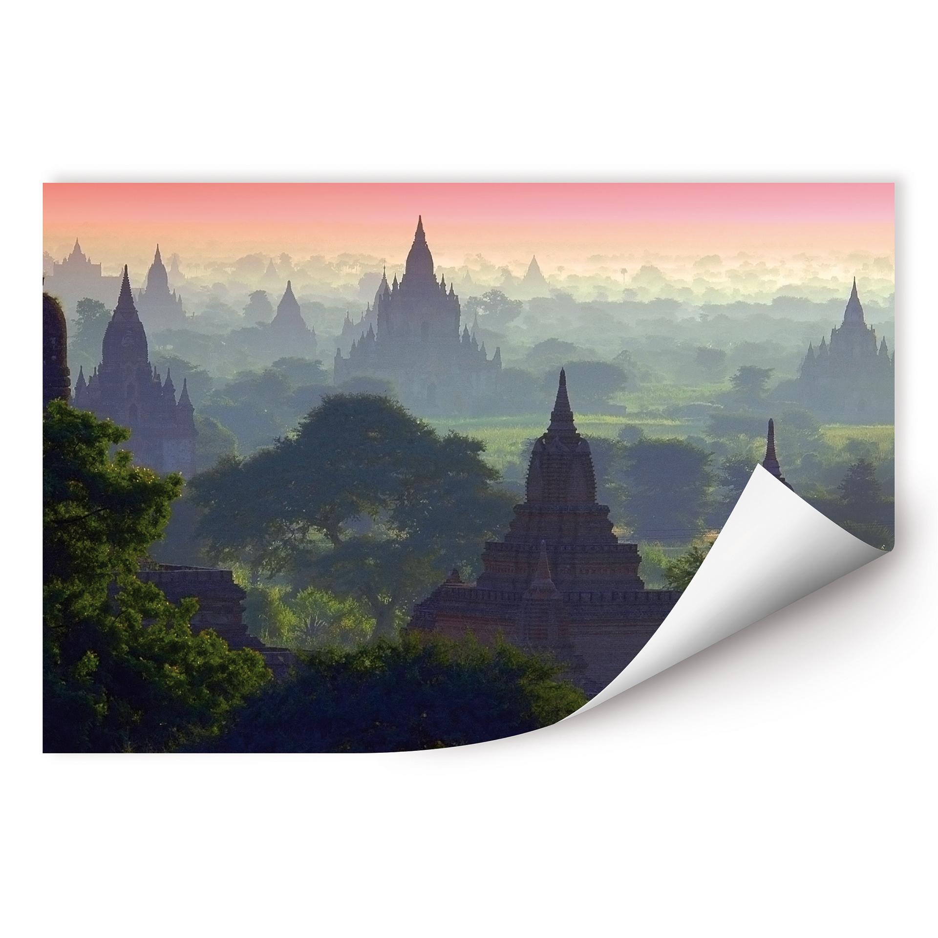 Poster autocollant - W - Bagan