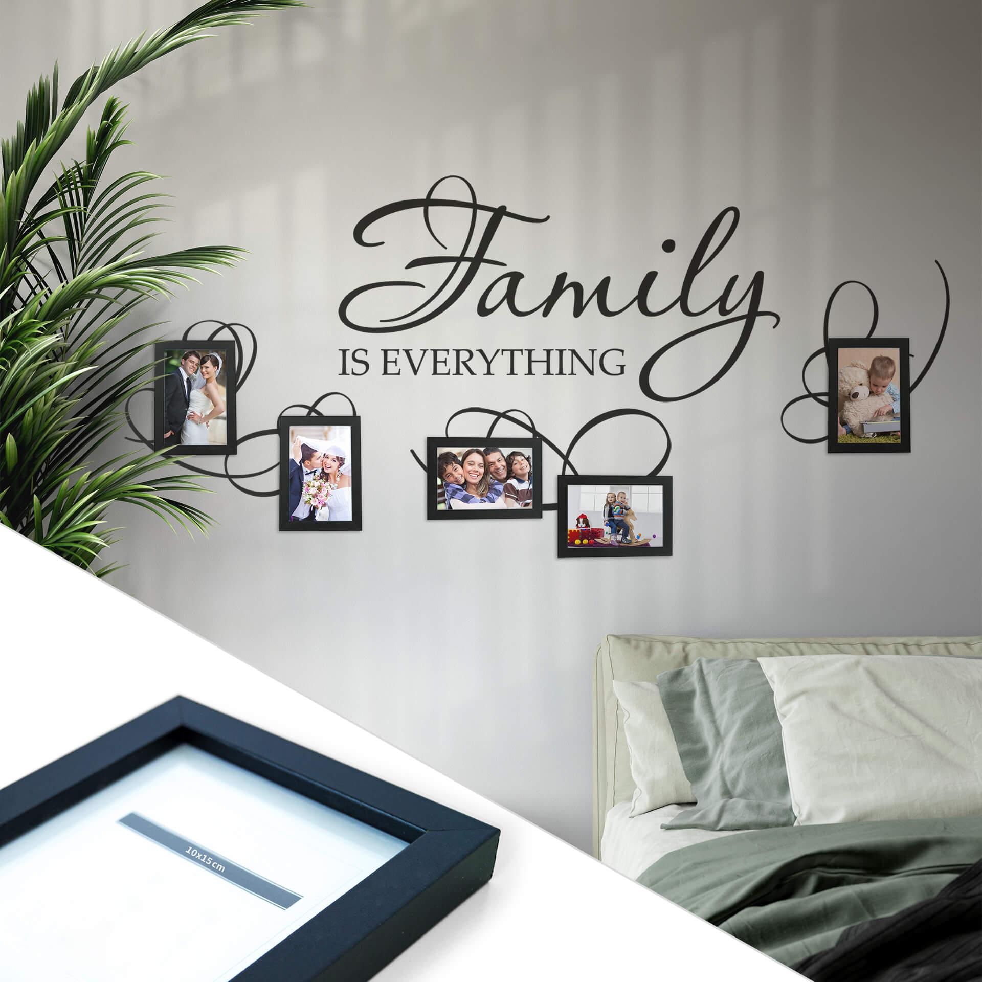 Family is everything inkl. 5 fotorammer
