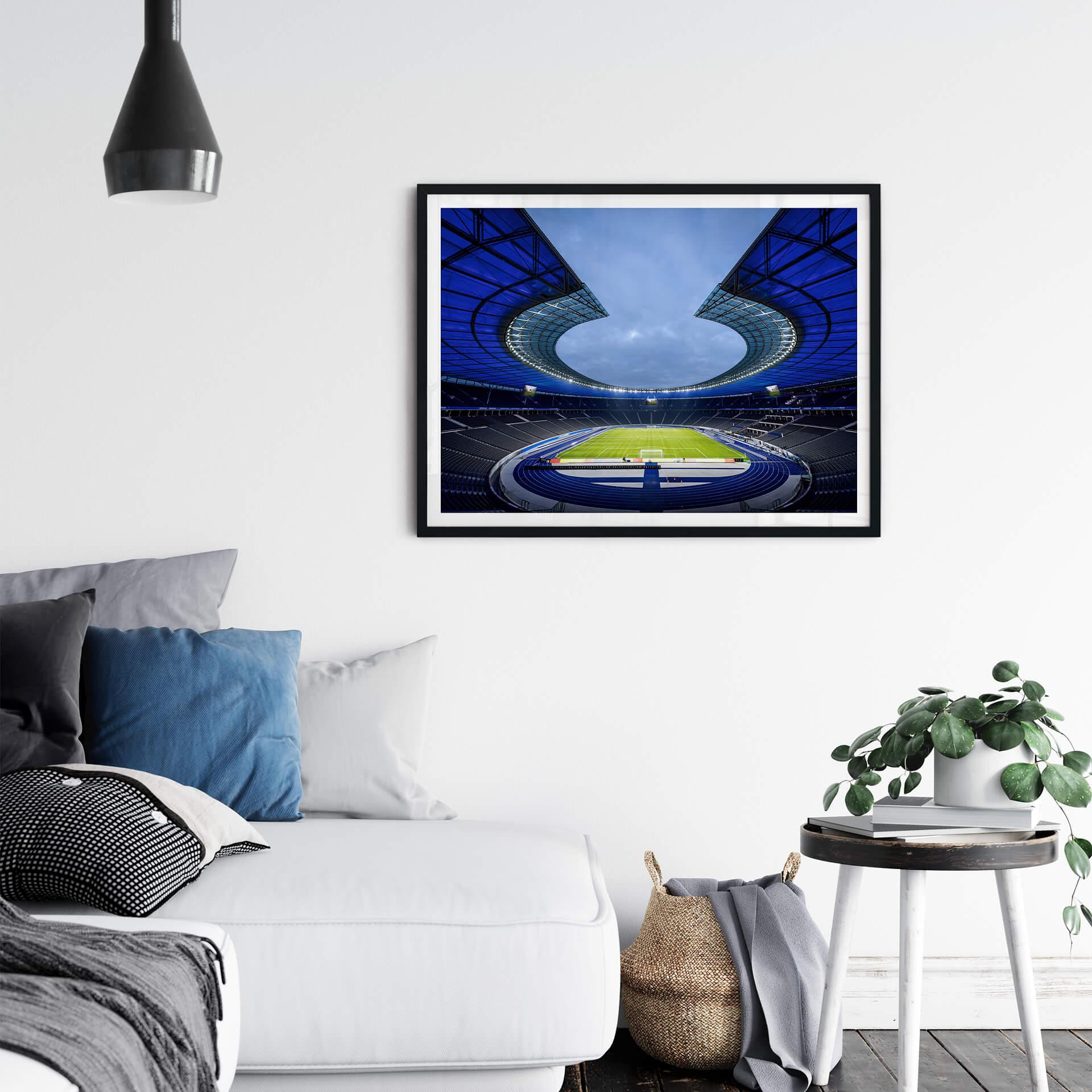 Poster Hertha BSC Blaues Olympiastadion