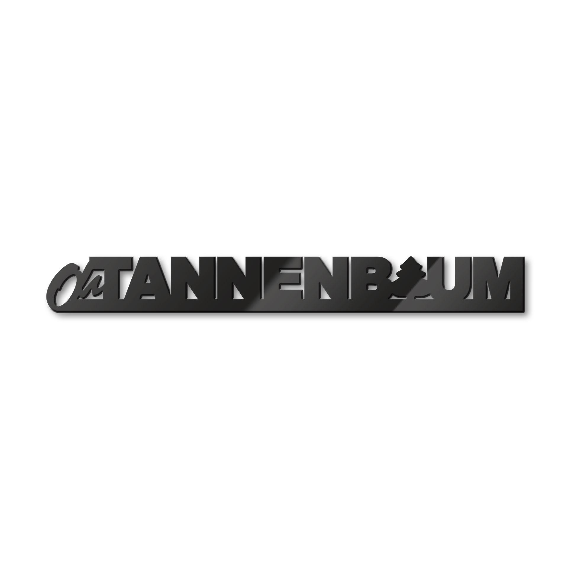 Scritta in acrilico - Oh Tannebaum