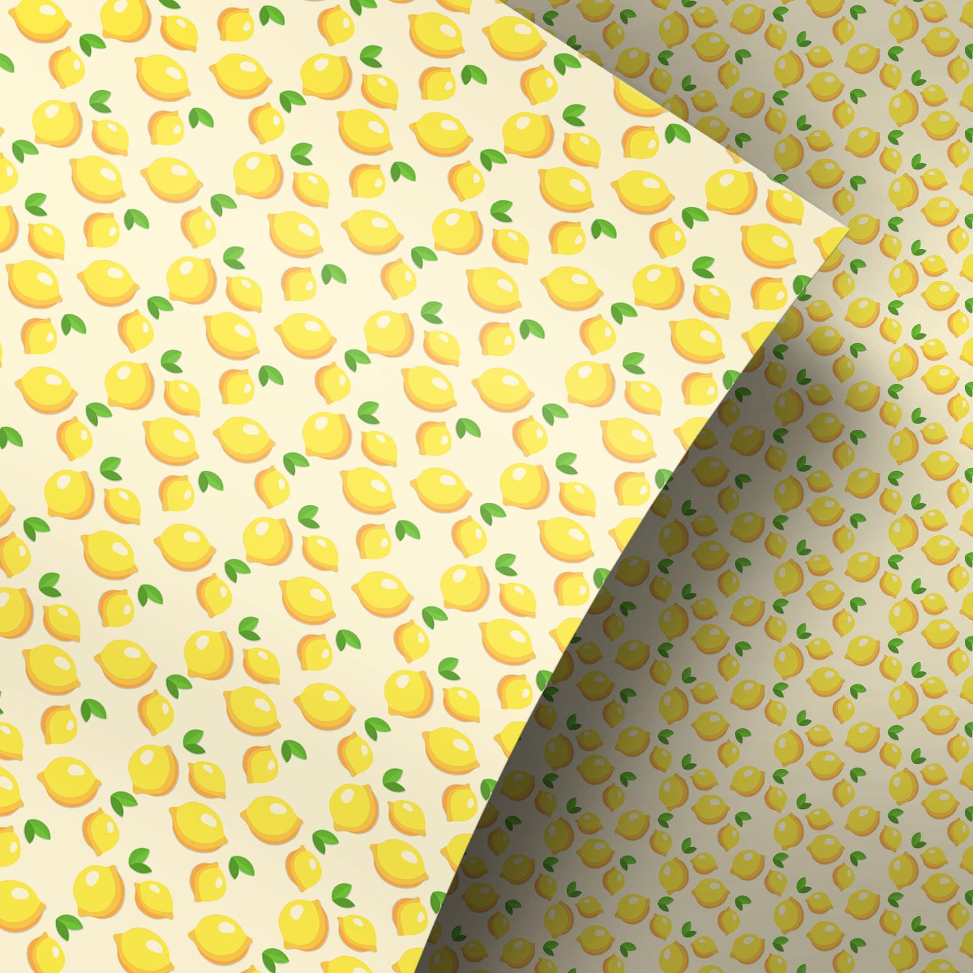 Møbelfolie, dekorativ folie - kan tørres af - Citrus