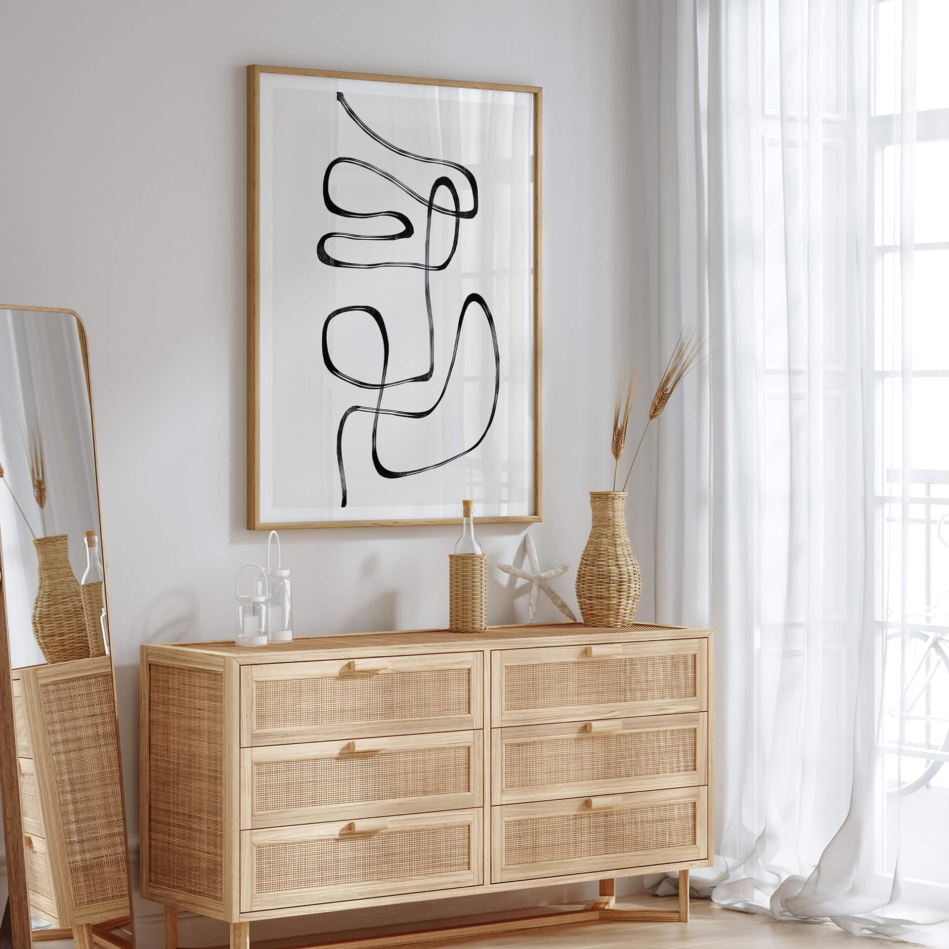 Plakat The Miuus Studio - Abstract Line