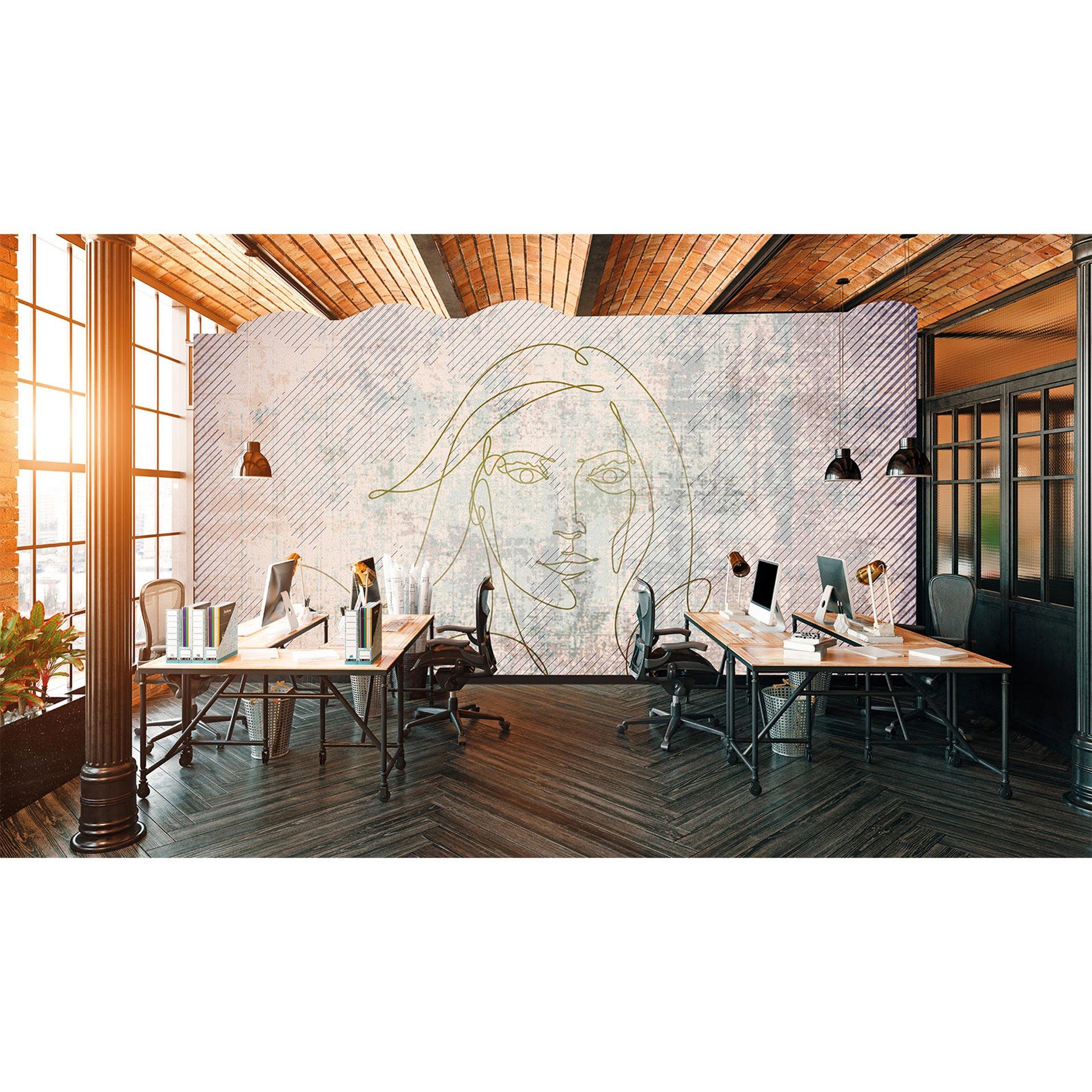 Architects Paper Papier peint photo Atelier 47 Golden Line Lineart